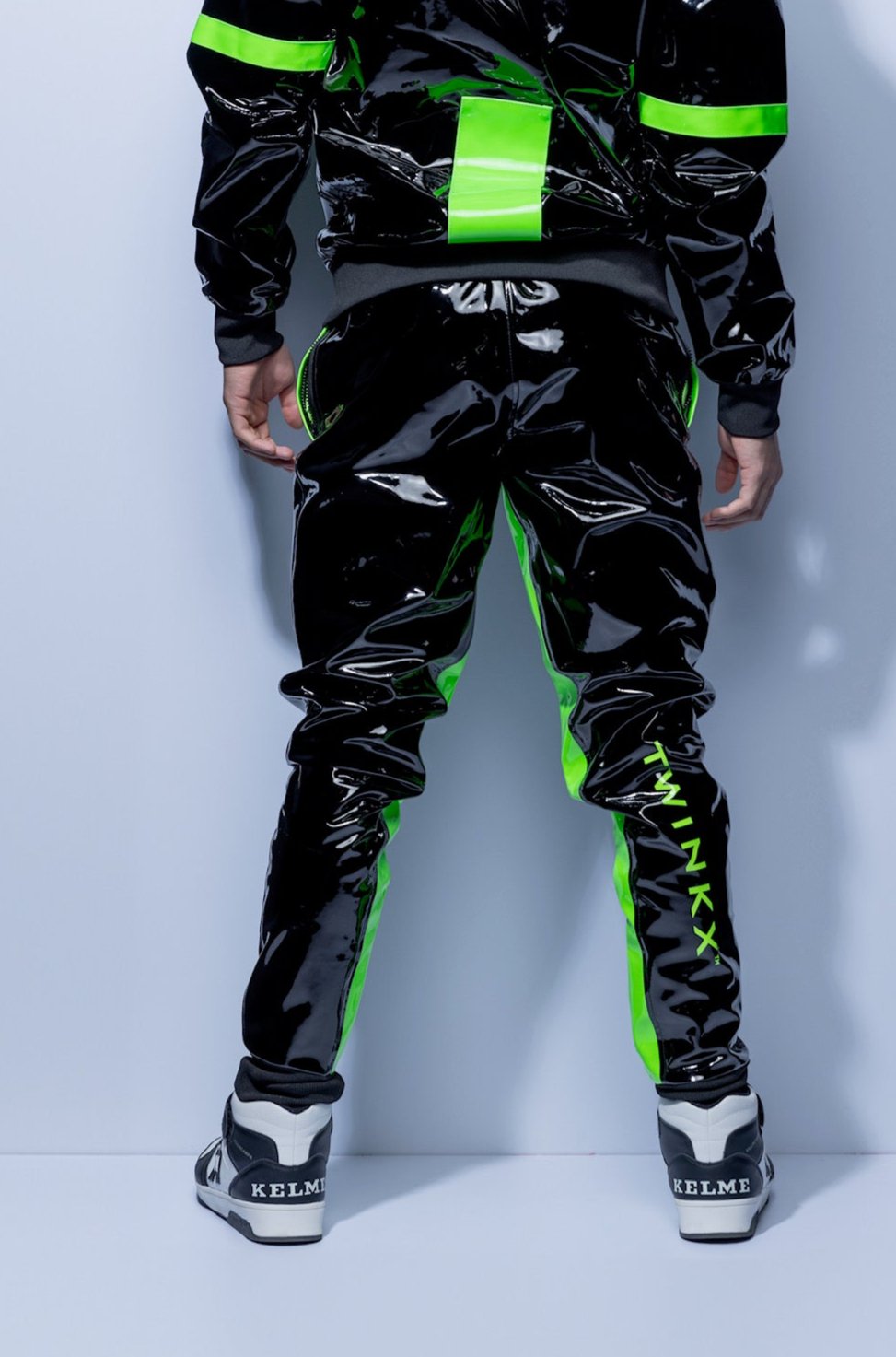 datingstar pants I black/green I pvc pro