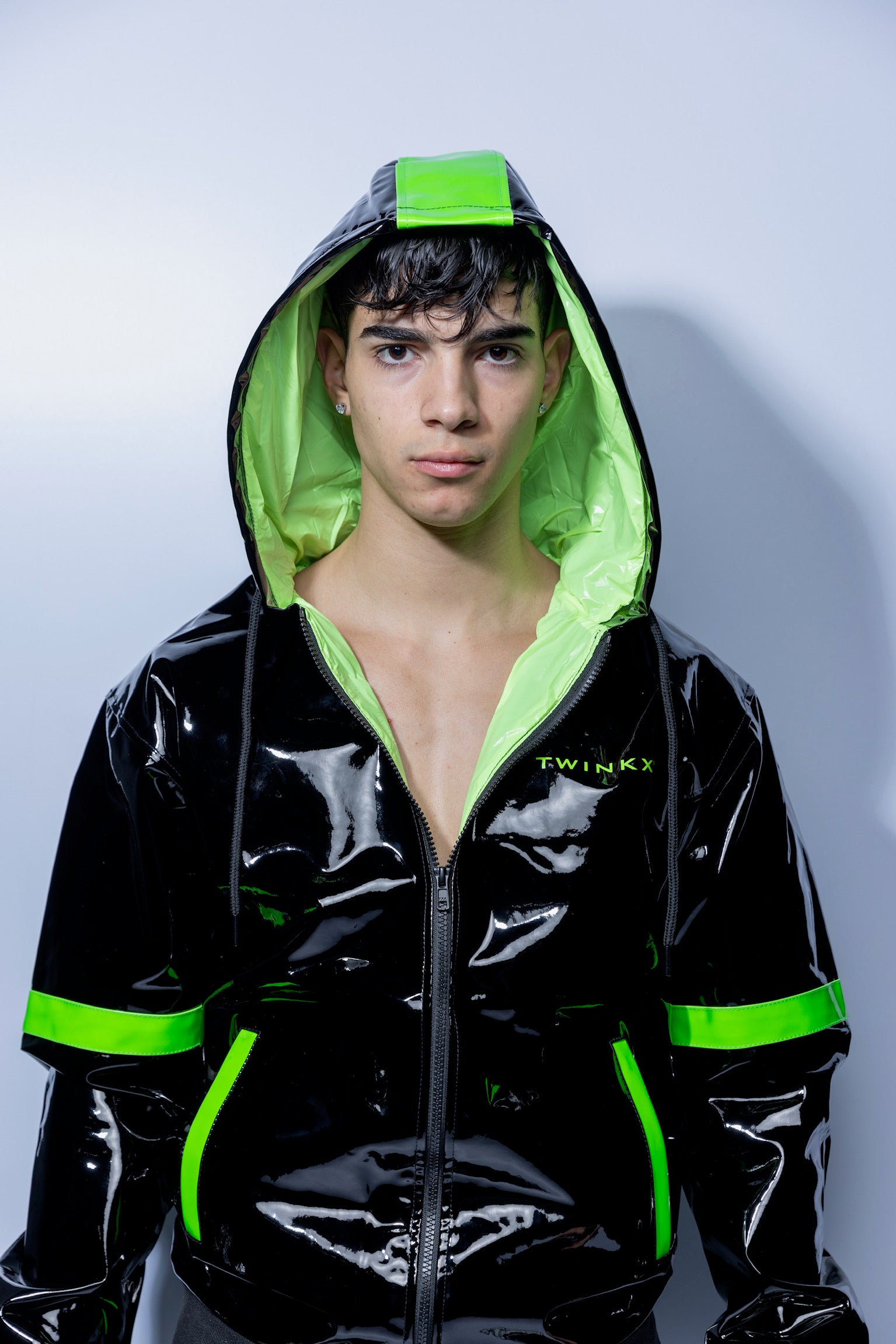 datingstar jacket I black/green I pvc pro