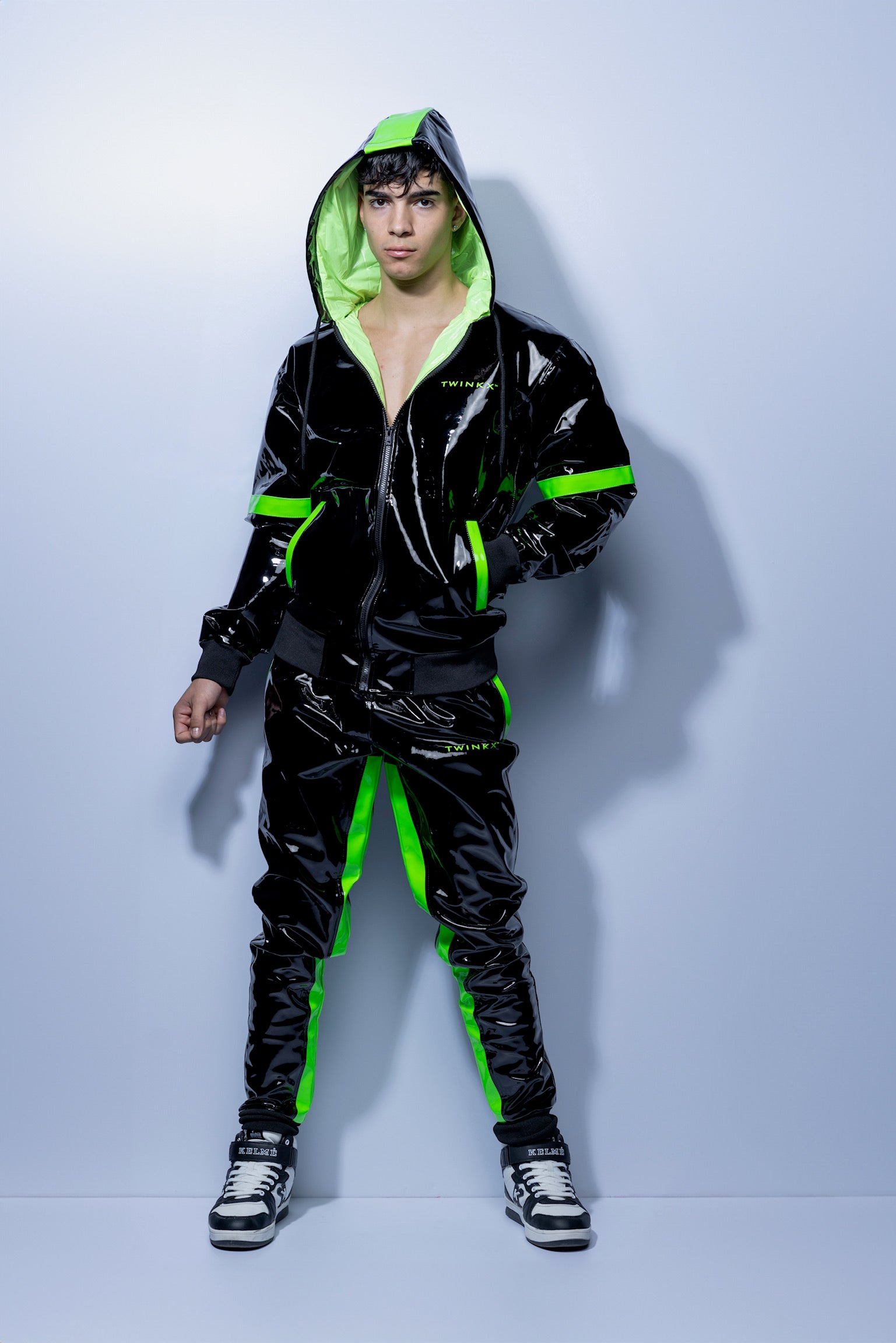 datingstar jacket I black/green I pvc pro