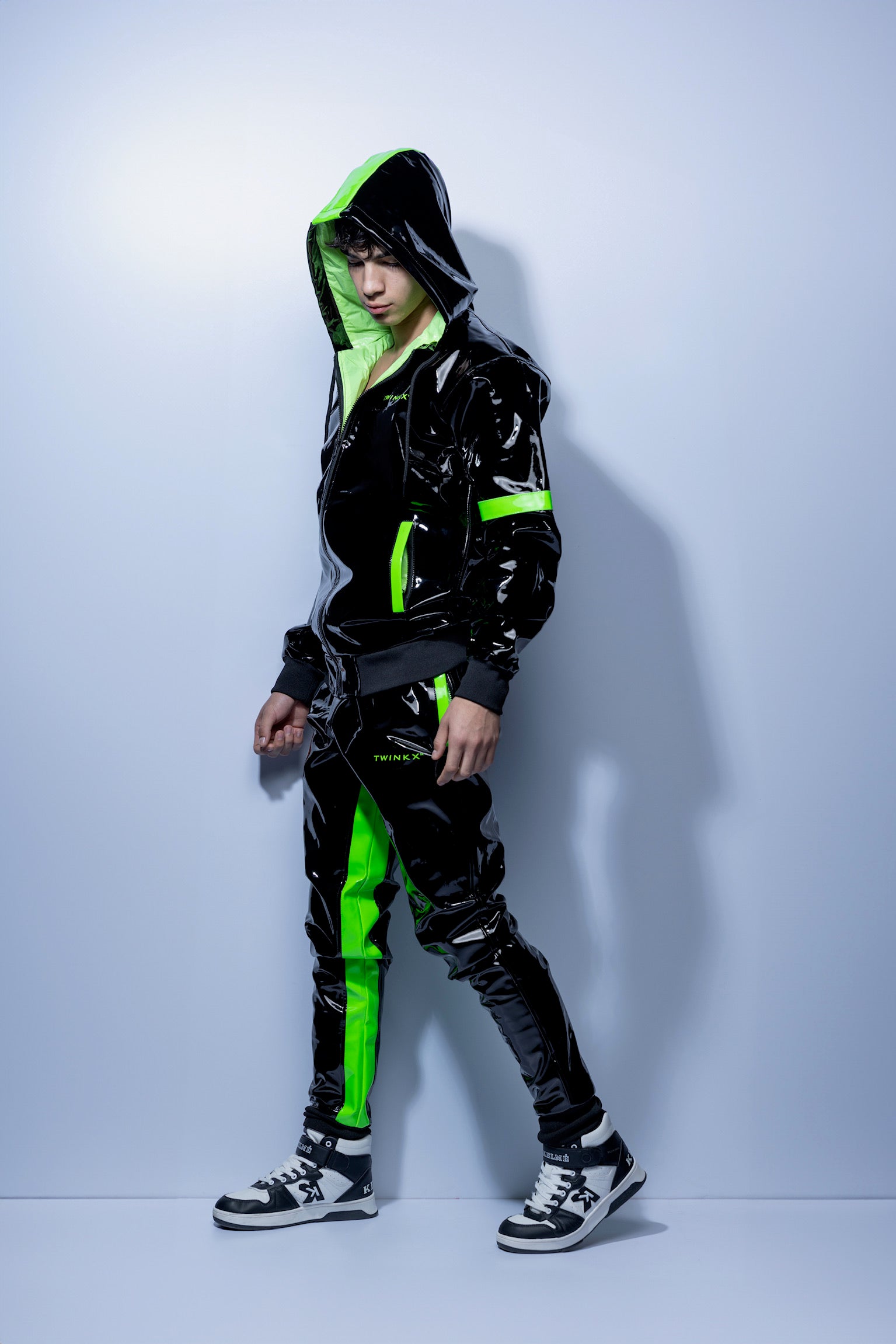 datingstar jacket I black/green I pvc pro
