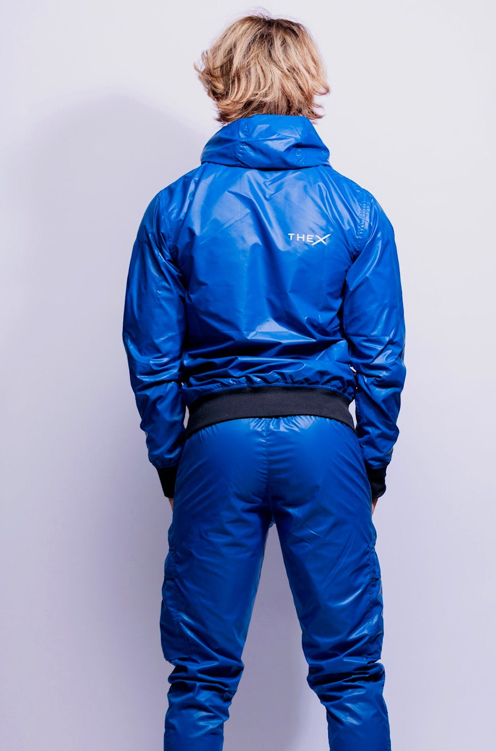 adonis hoodie I royal blue I nylon