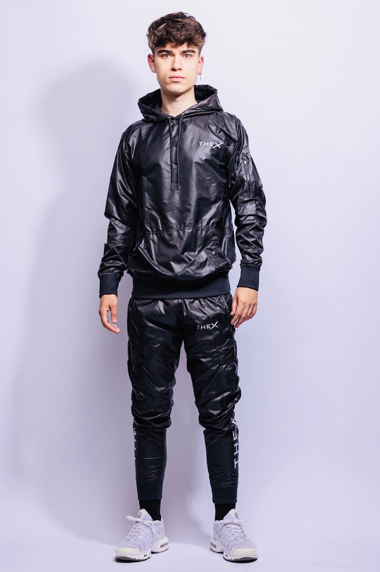 adonis hoodie I black I nylon