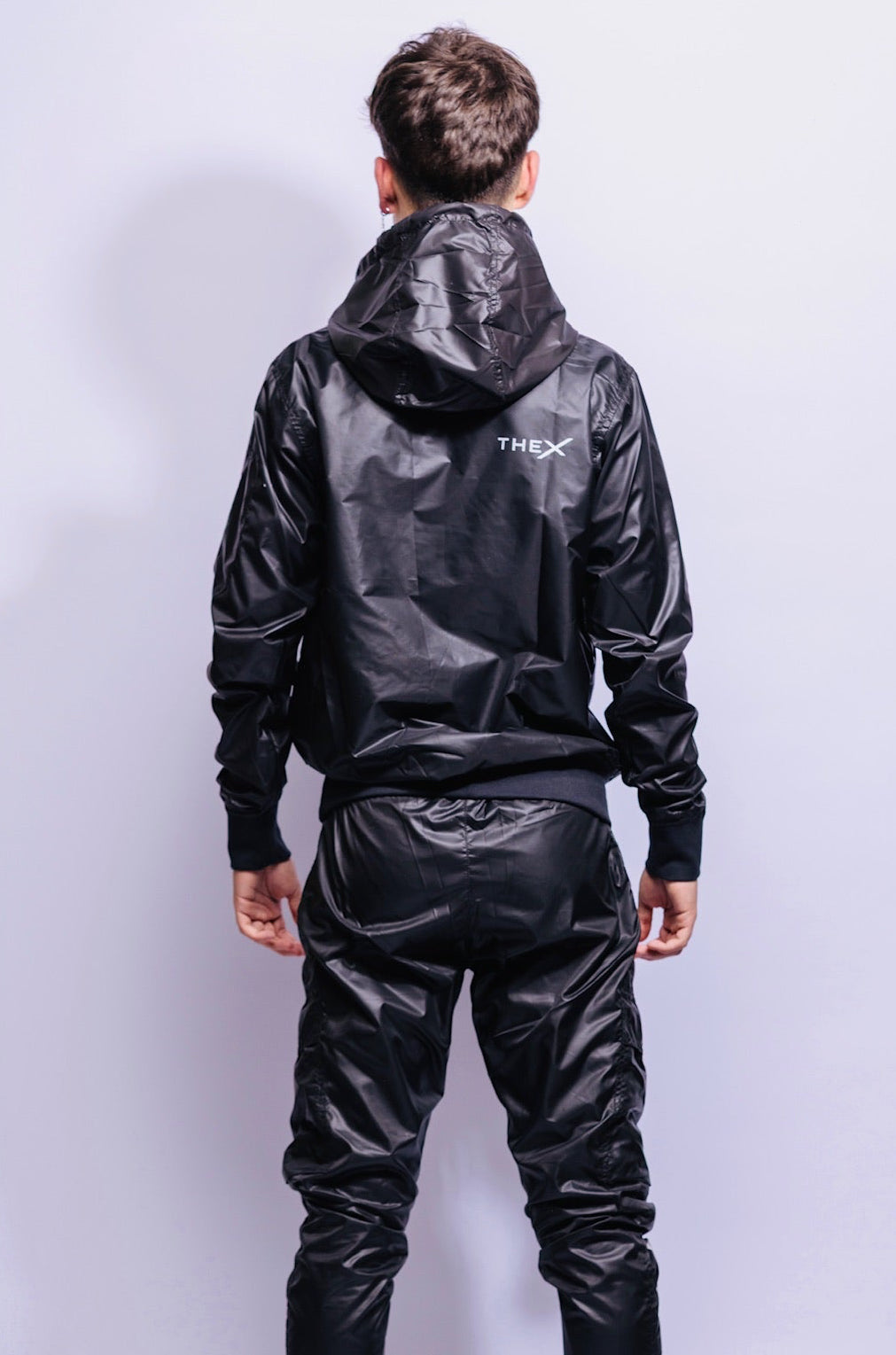 adonis hoodie I black I nylon