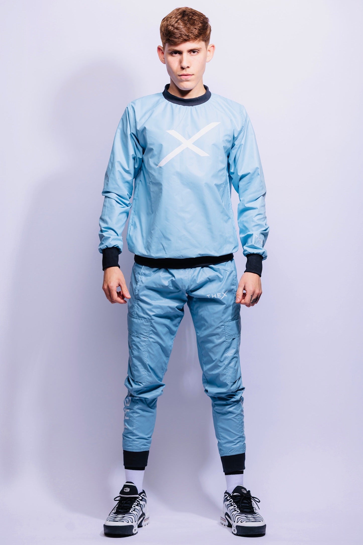adonis pullover I baby blue I nylon