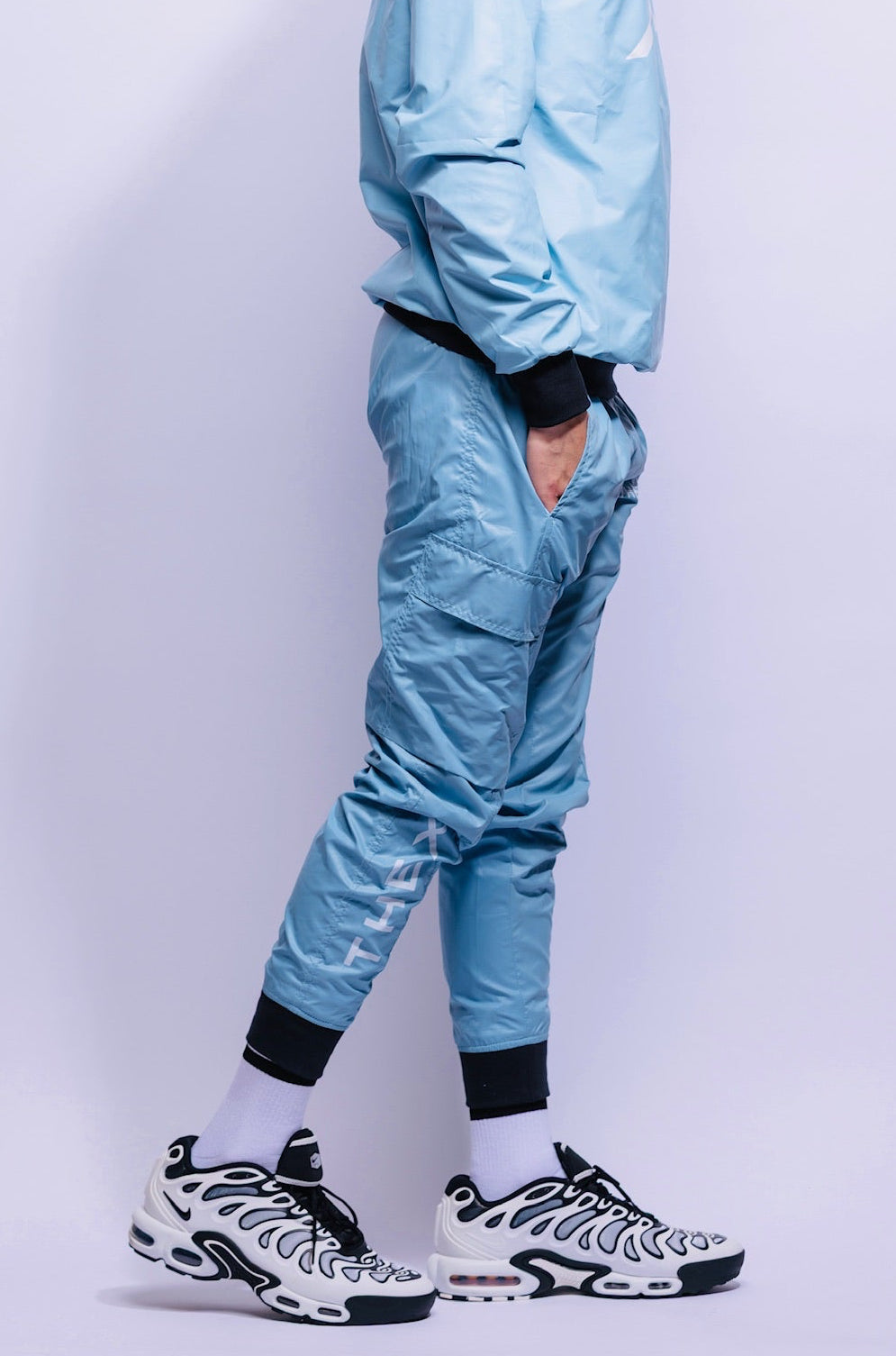 adonis pants I baby blue I nylon