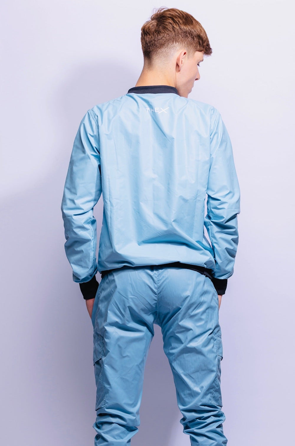 adonis pullover I baby blue I nylon