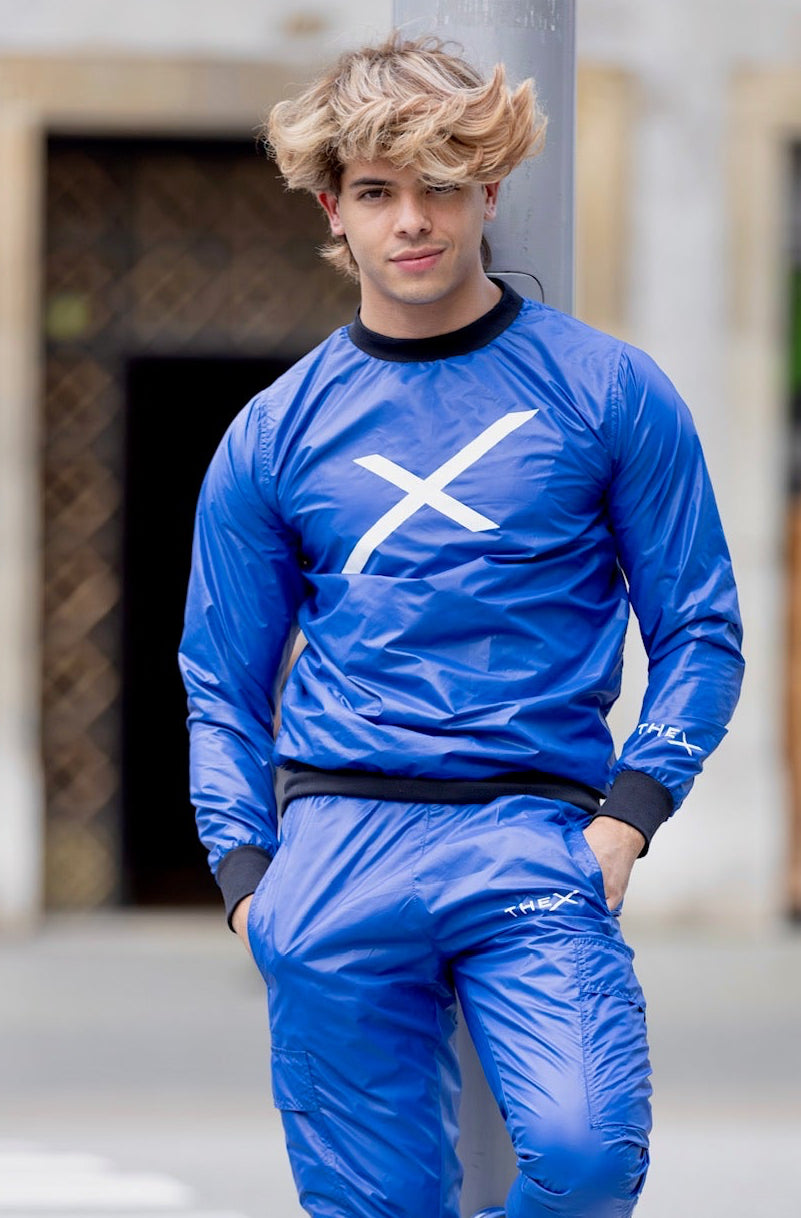 adonis pullover I royal blue I nylon