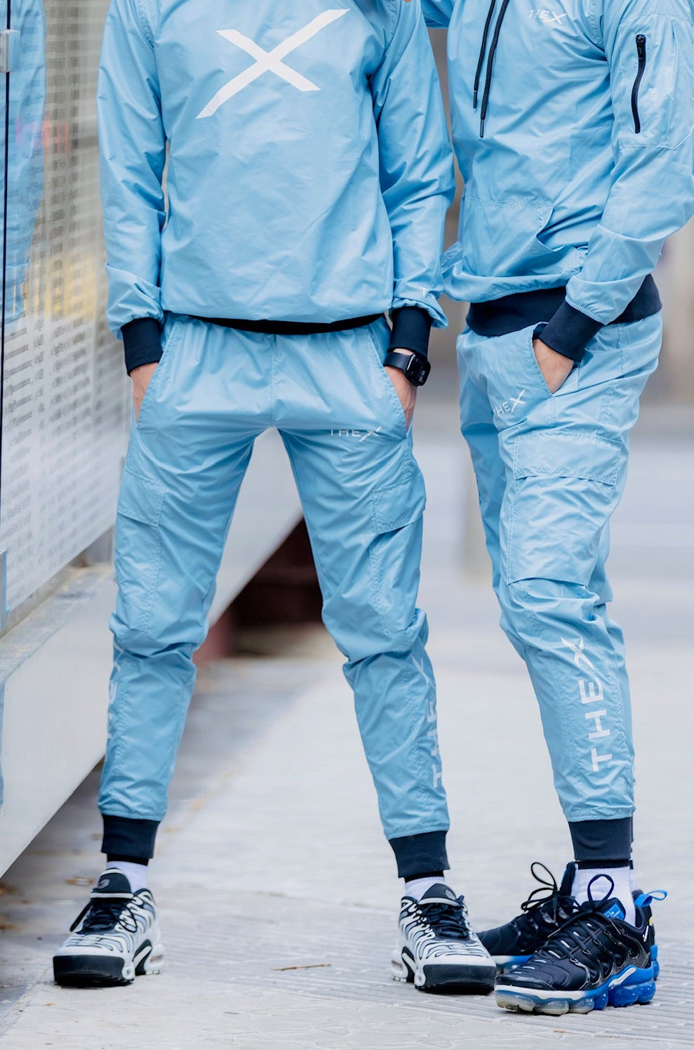 adonis pants I baby blue I nylon