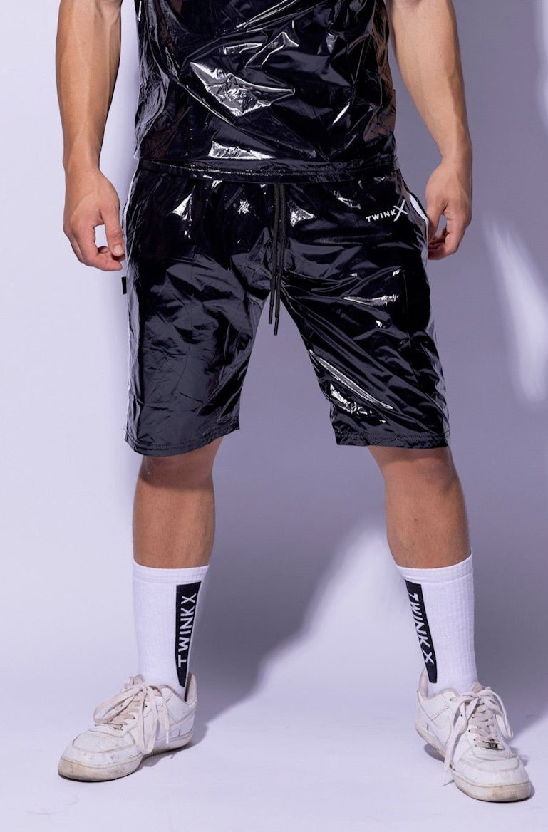 hero shorts I black/white I nylon PRO