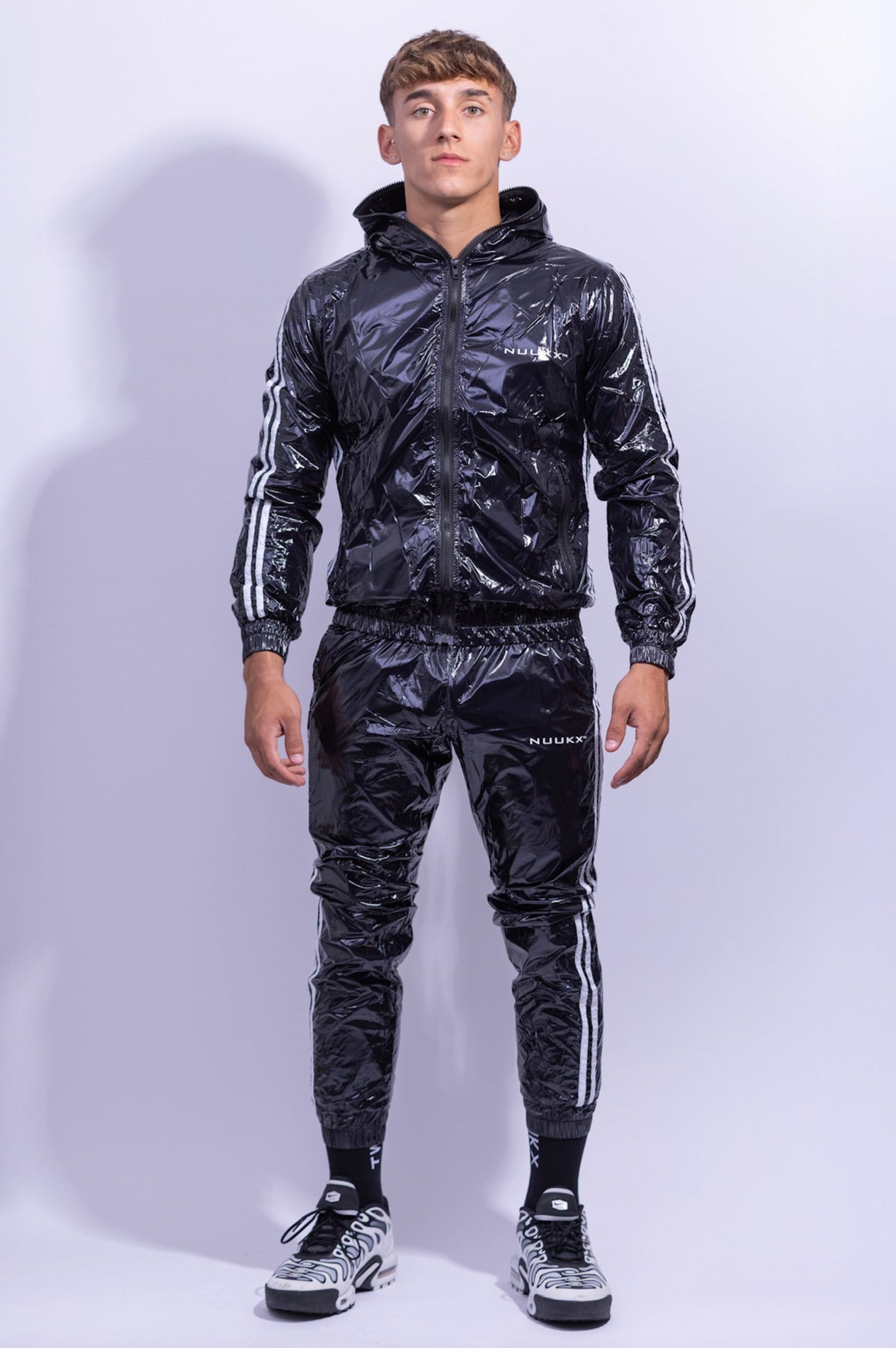 hero jacket I black/white I nylon pro