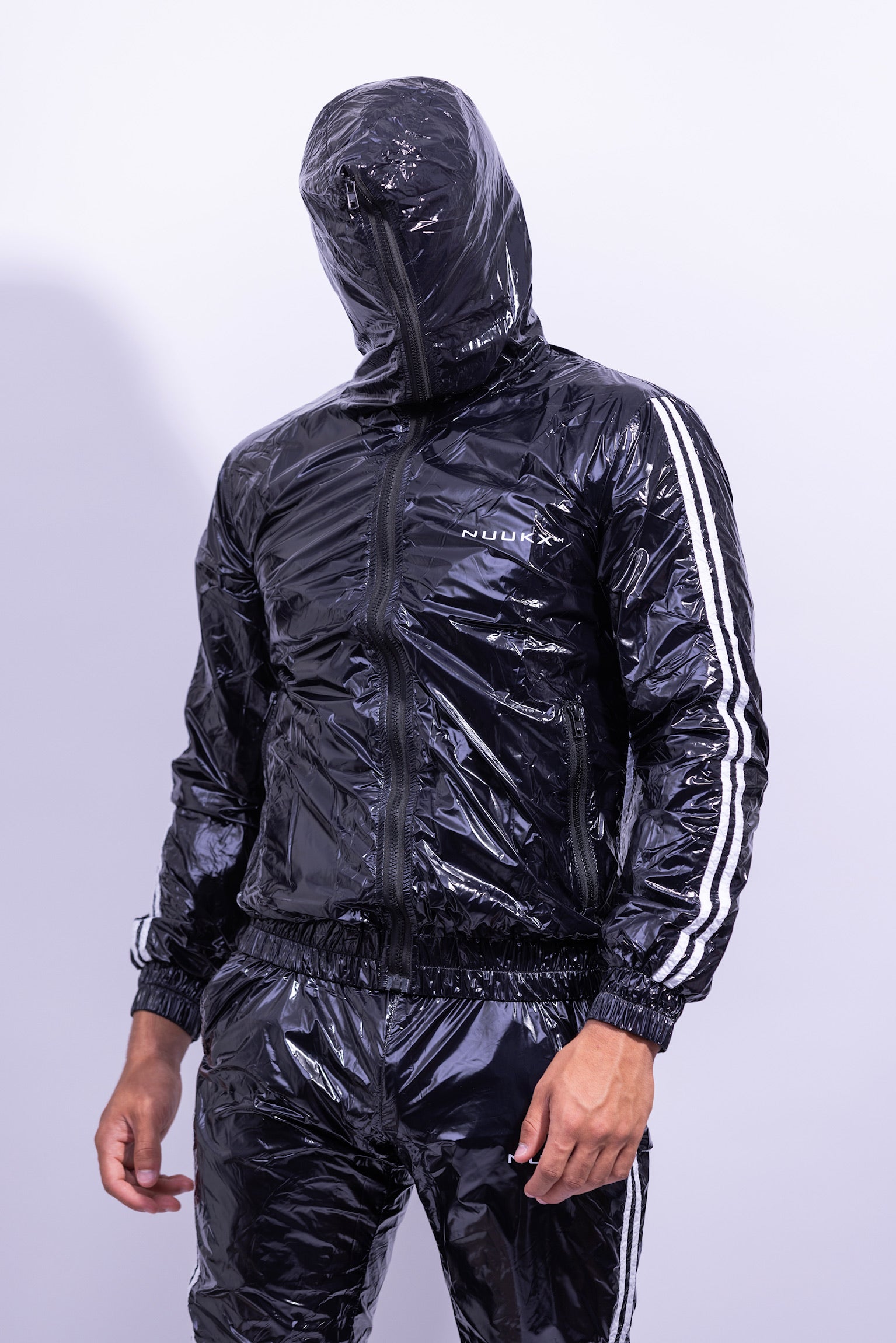 hero jacket I black/white I nylon pro