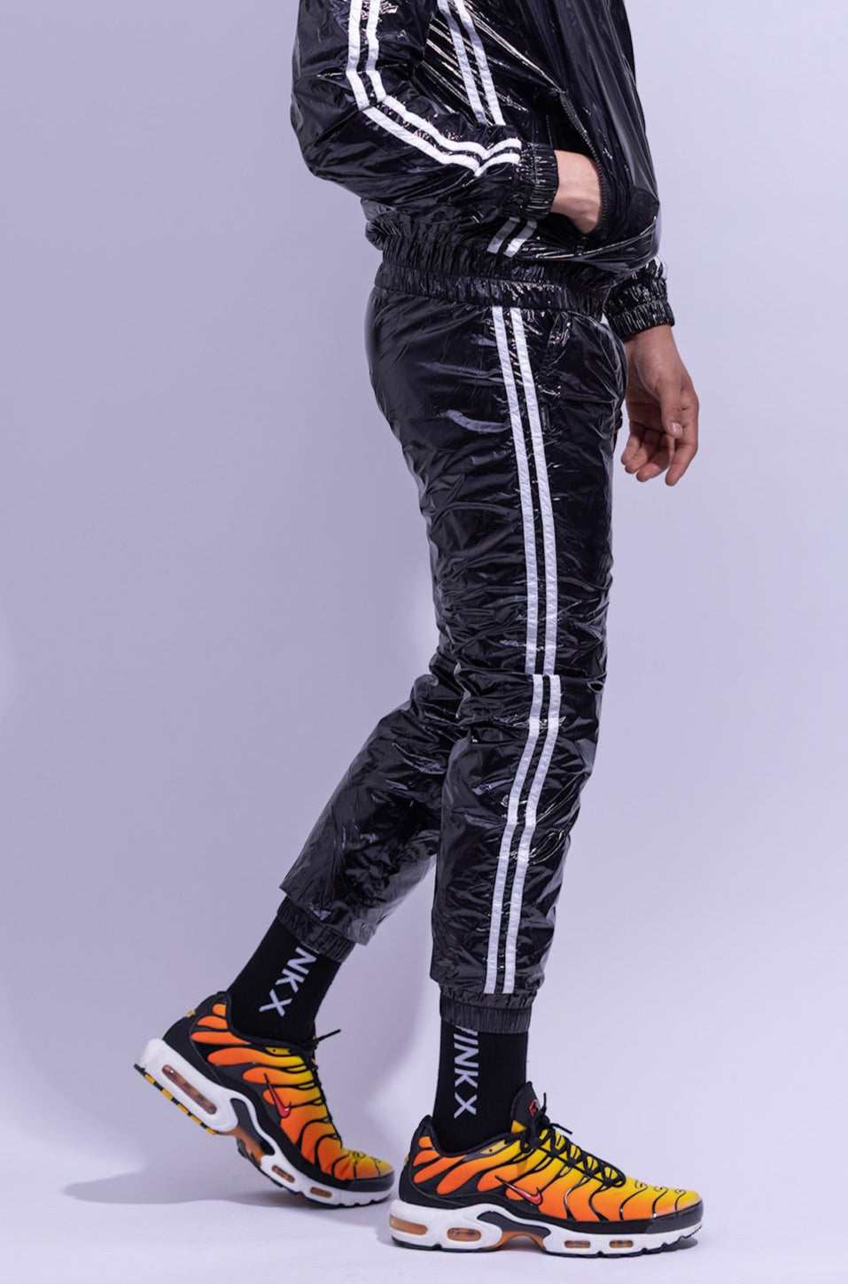 hero pants I black/white I nylon pro