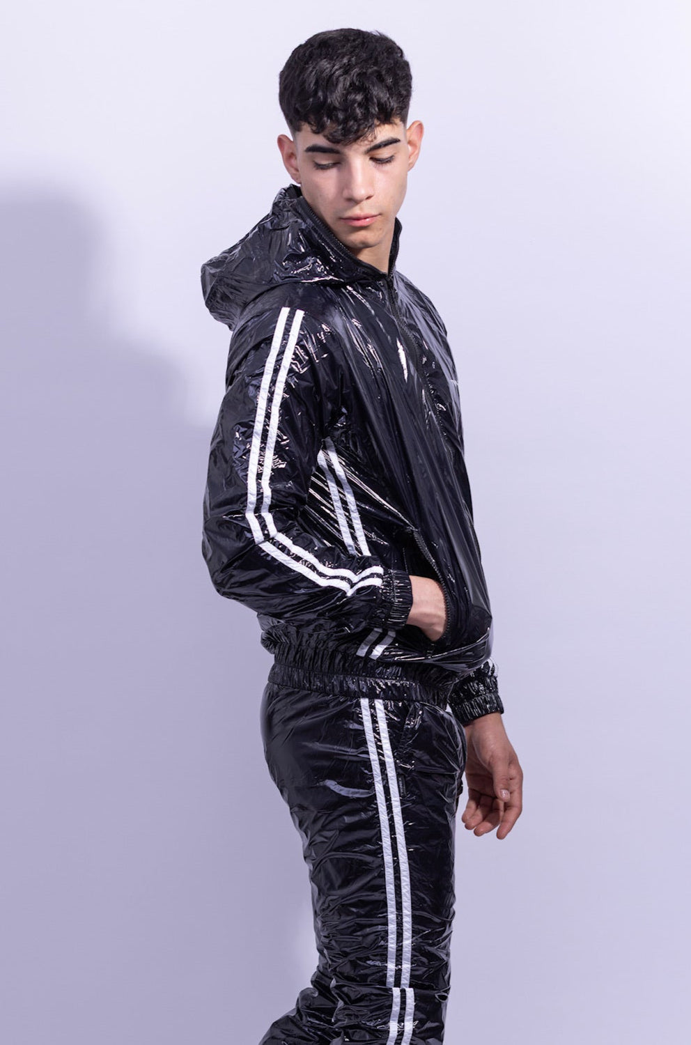 hero jacket I black/white I nylon pro