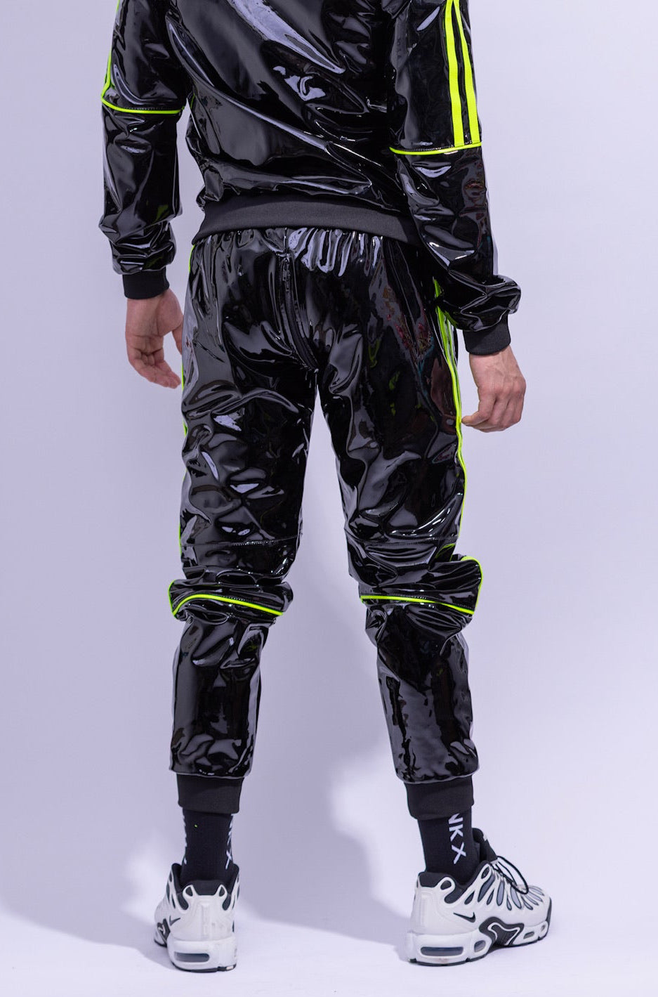 superhero pants I black/neon I pvc pro