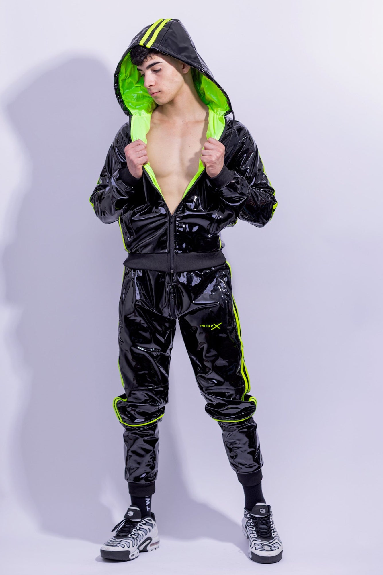 SUPERHERO SET I BLACK/NEON I PVC PRO
