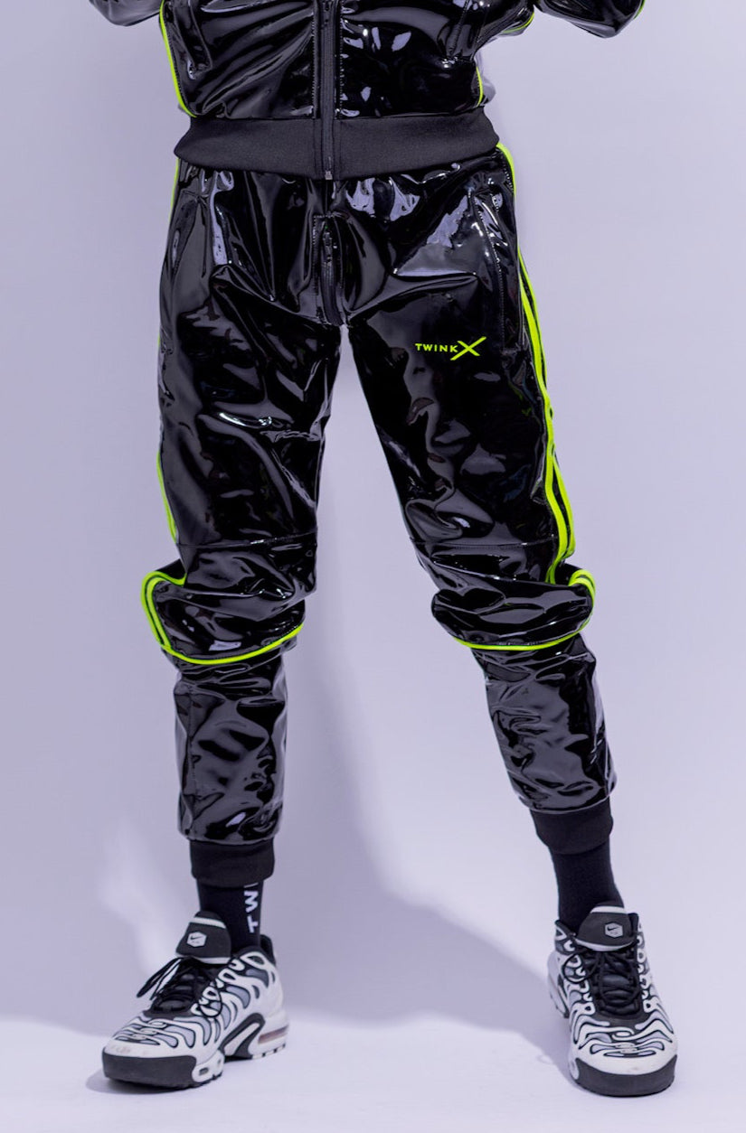 superhero pants I black/neon I pvc pro