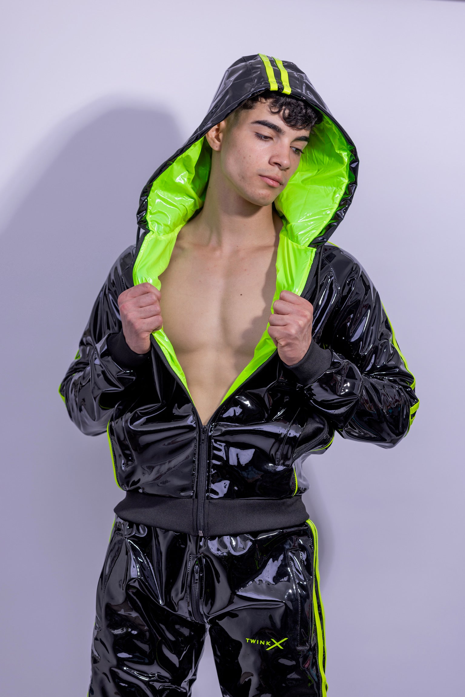 SUPERHERO SET I BLACK/NEON I PVC PRO