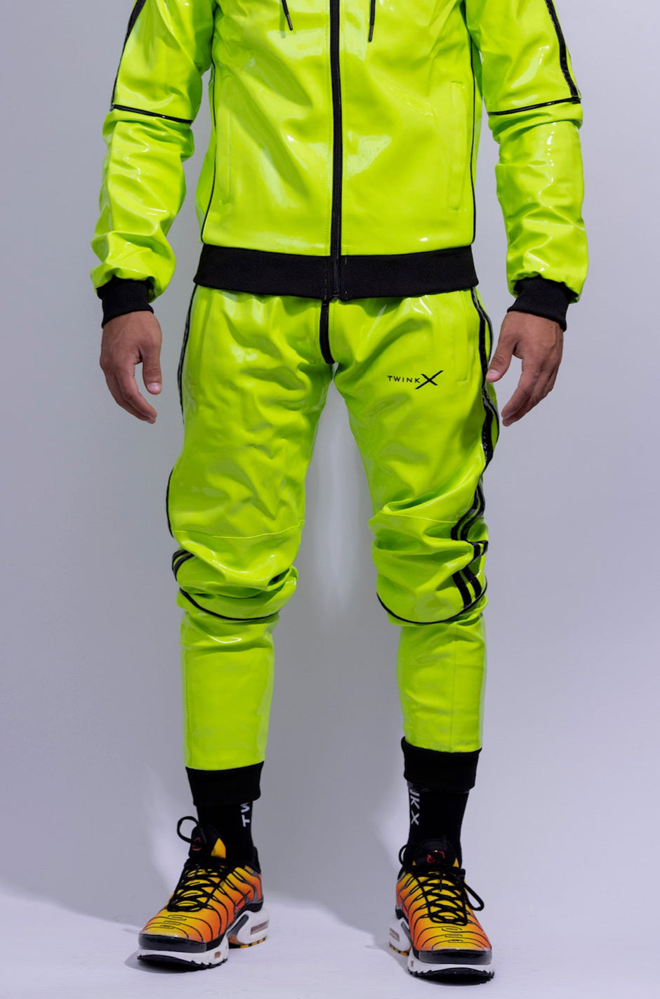 superhero pants I neon/black I pvc pro