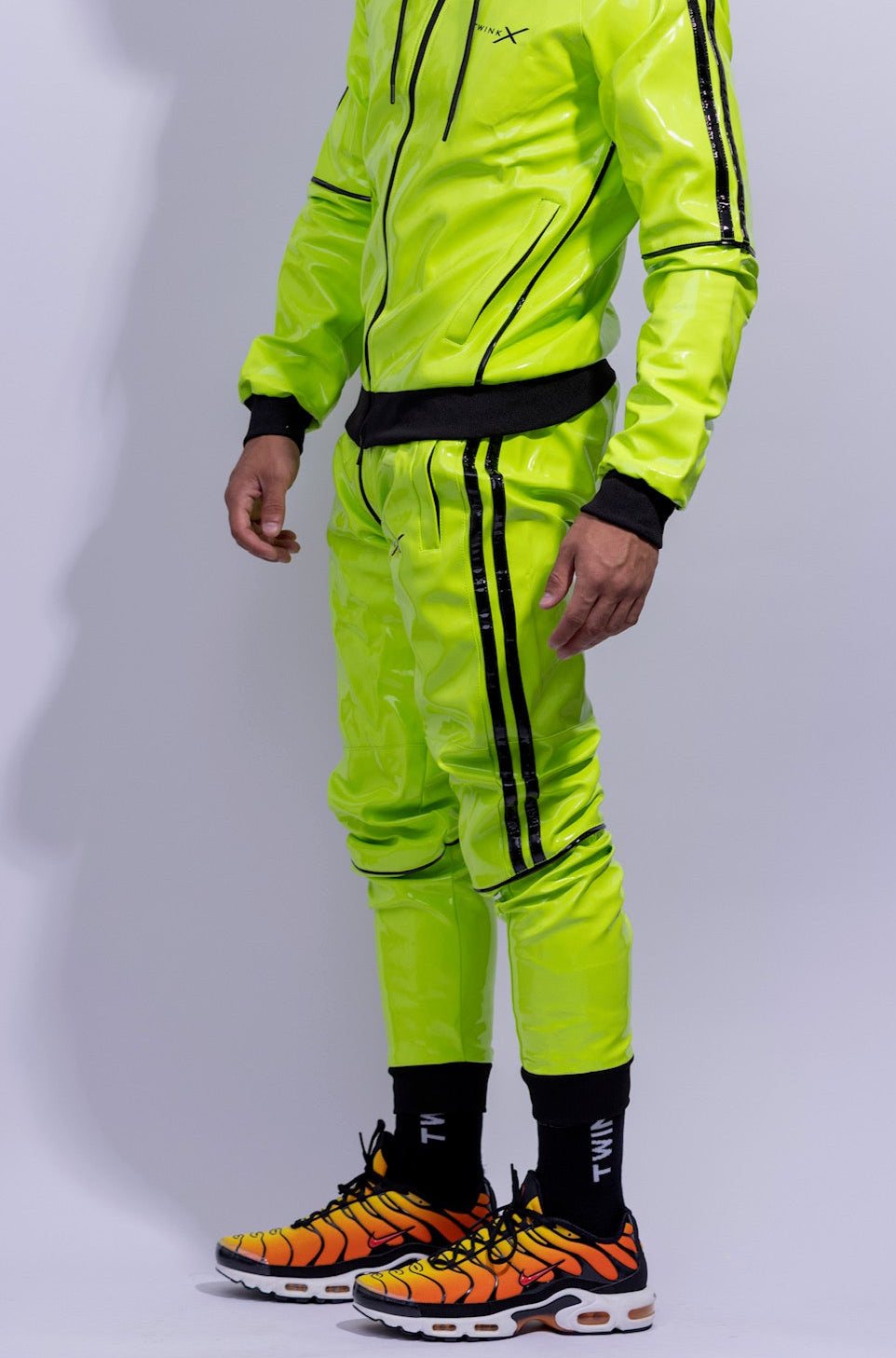 superhero pants I neon/black I pvc pro