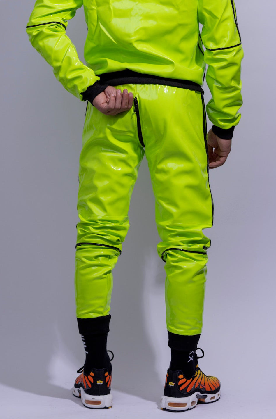 superhero pants I neon/black I pvc pro