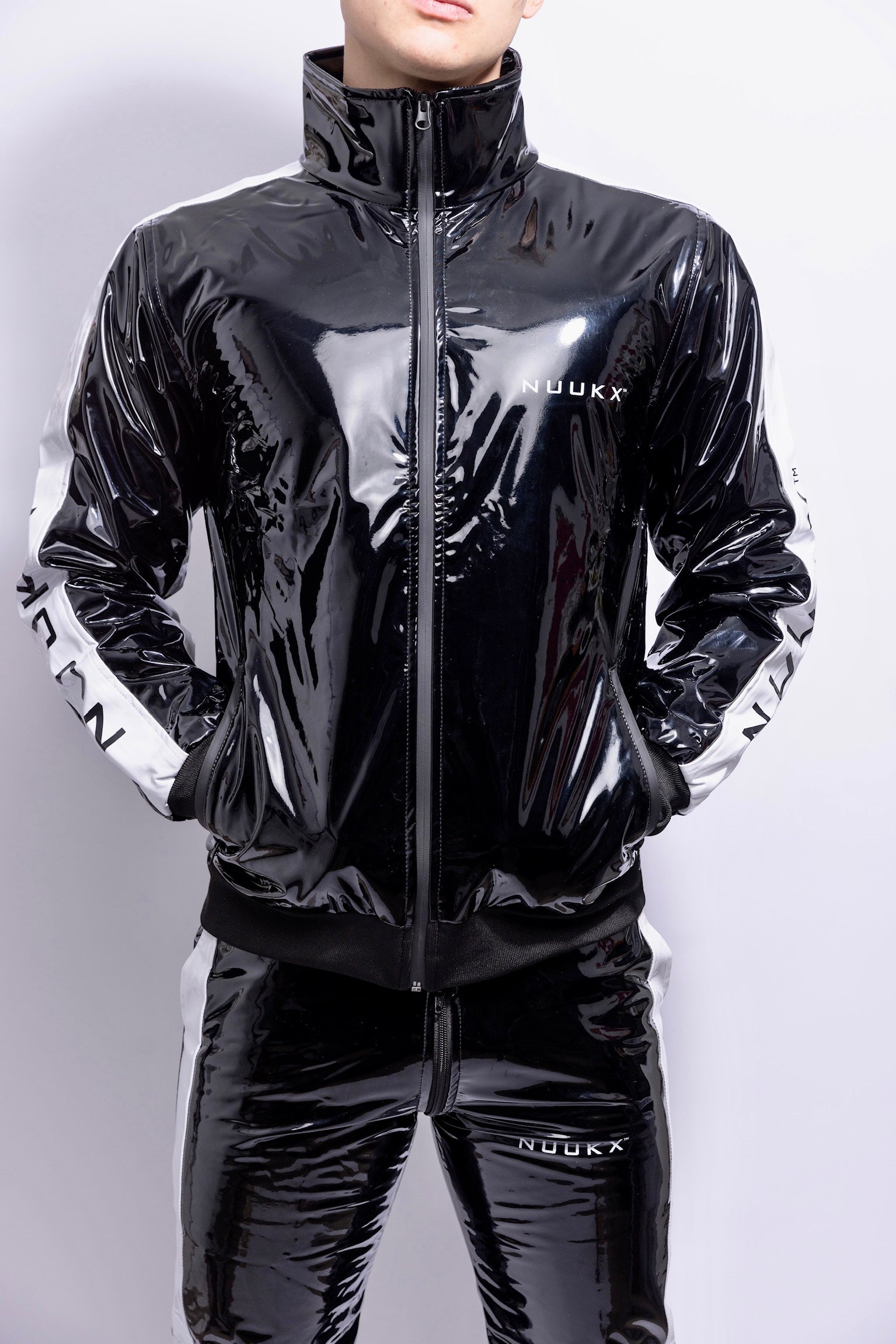 midnight tuned jacket I black/white I pvc pro