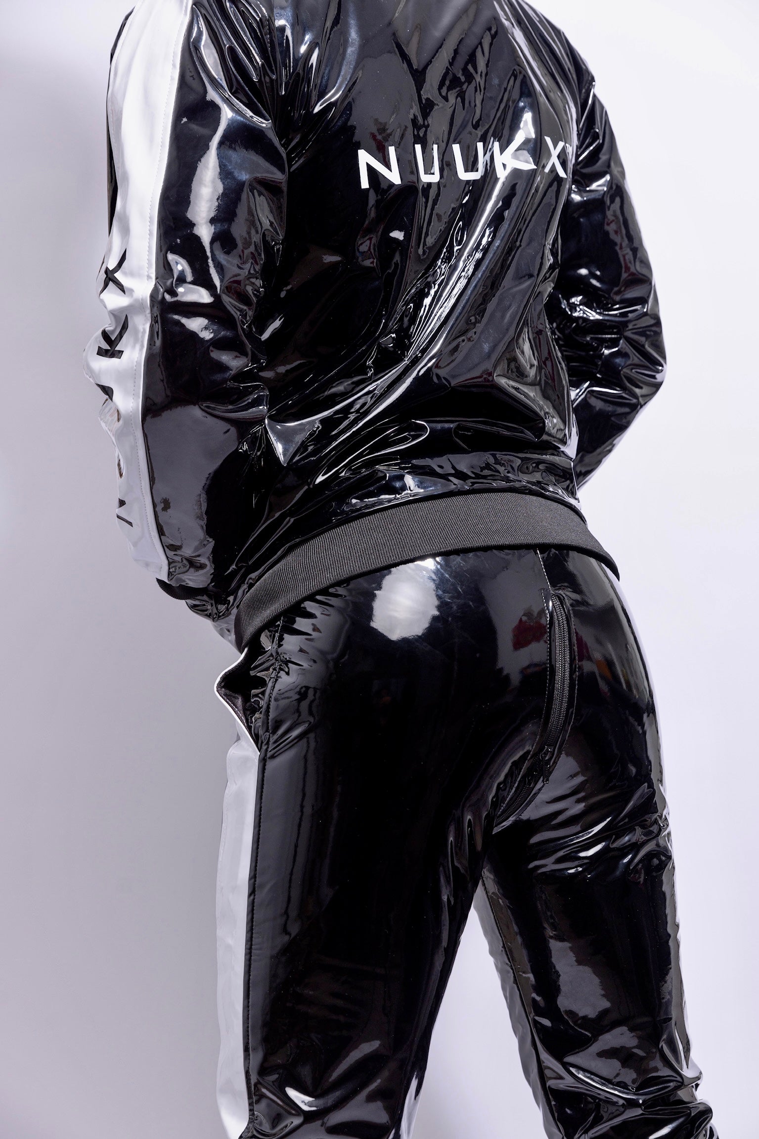 midnight tuned pants I black/white I pvc pro