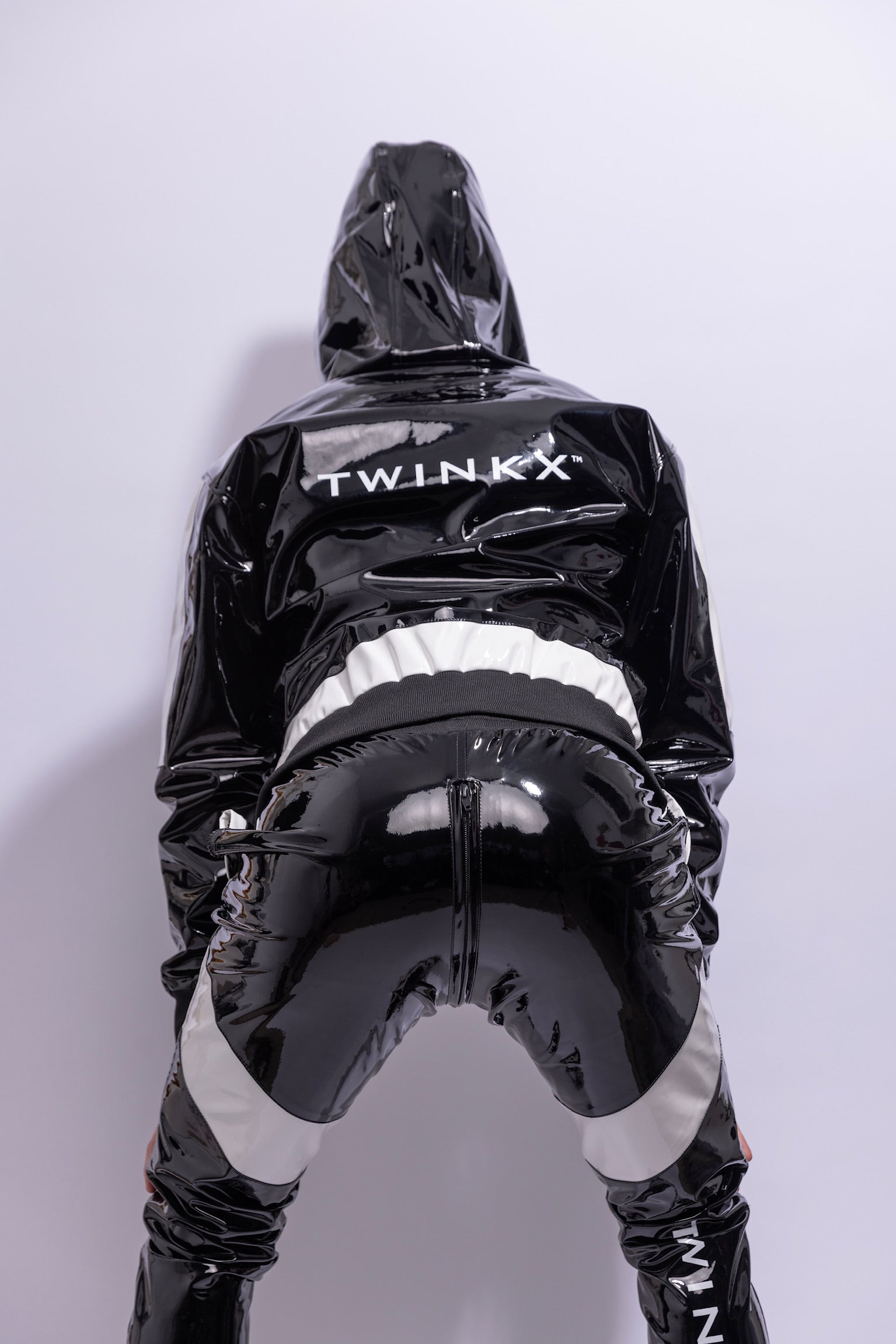 datemate pants I black/white I pvc pro
