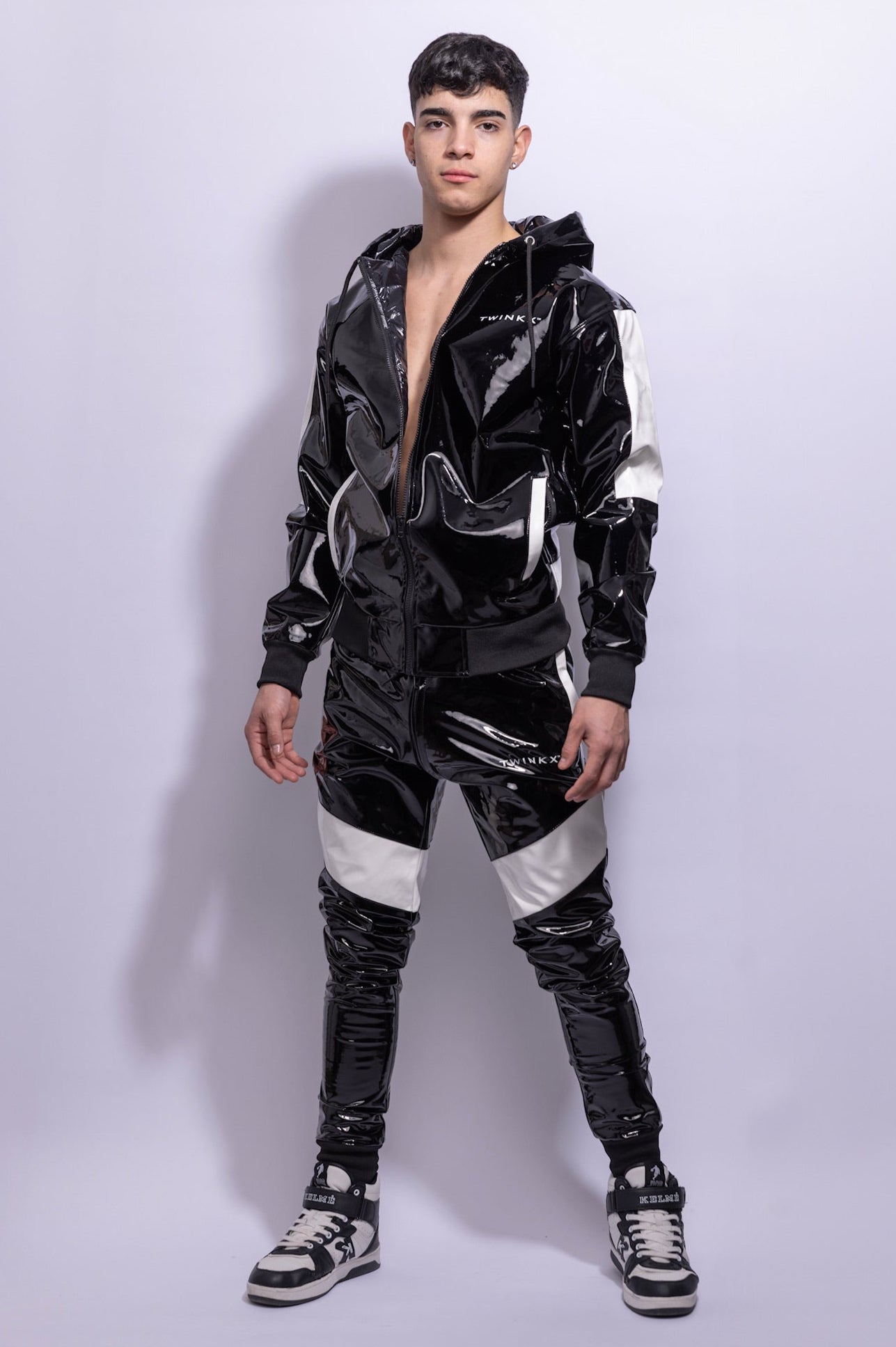 datemate jacket I black/white I pvc pro