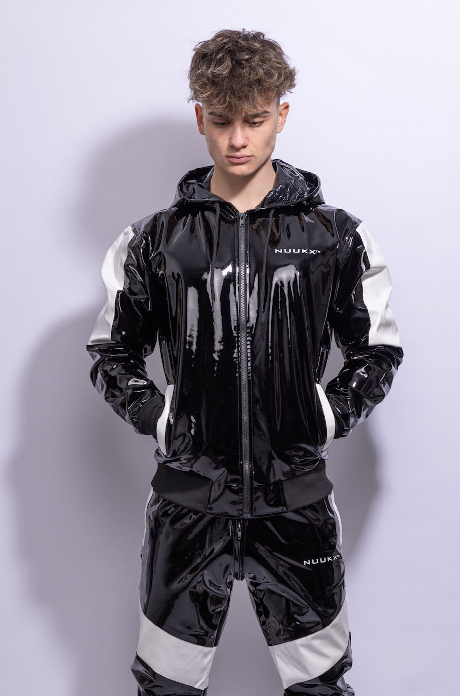 datemate jacket I black/white I pvc pro