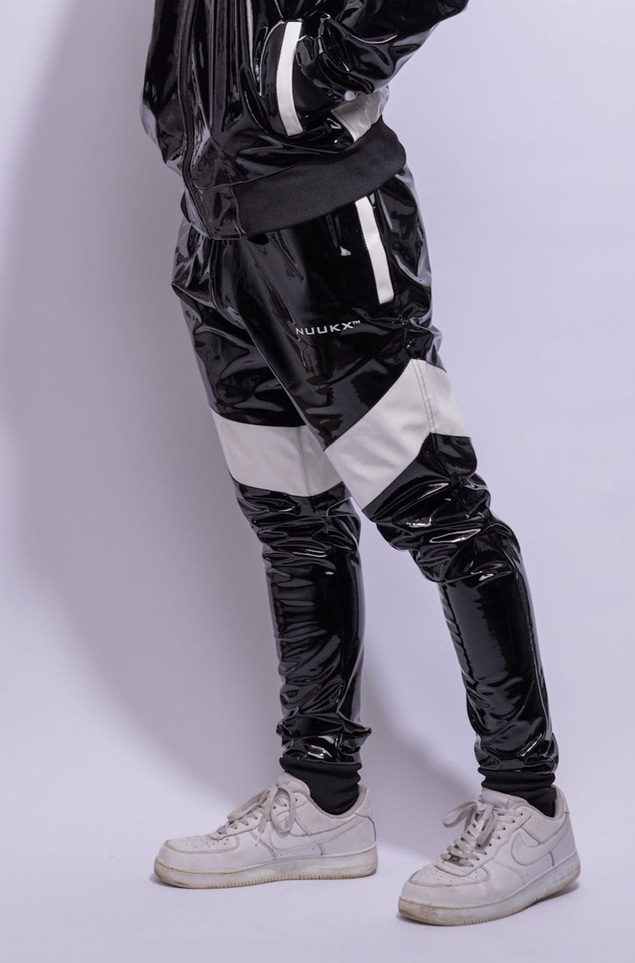 datemate pants I black/white I pvc pro