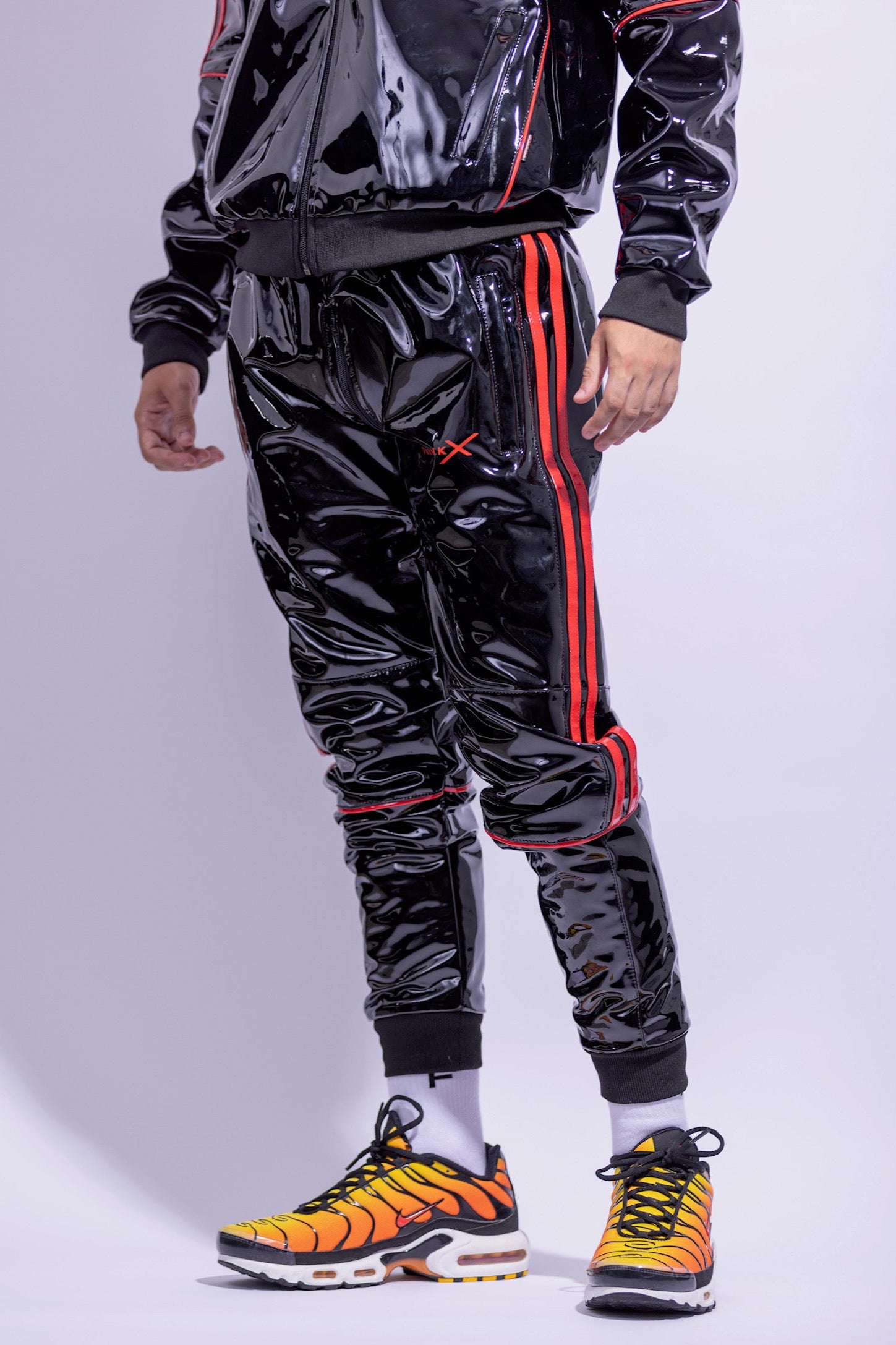 superhero pants I black/red I pvc pro