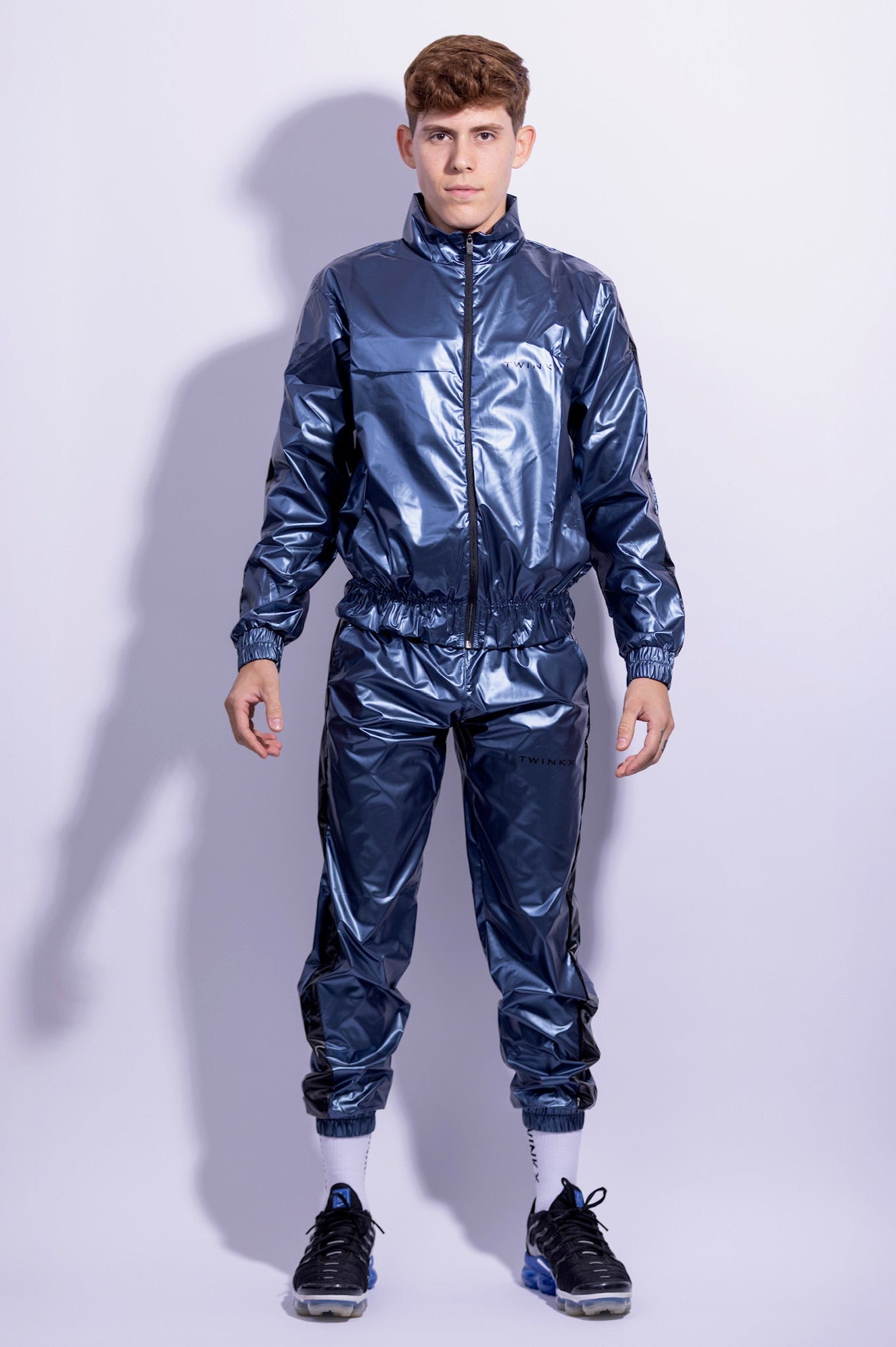 midnight jacket I iced blue/black I nylon pro
