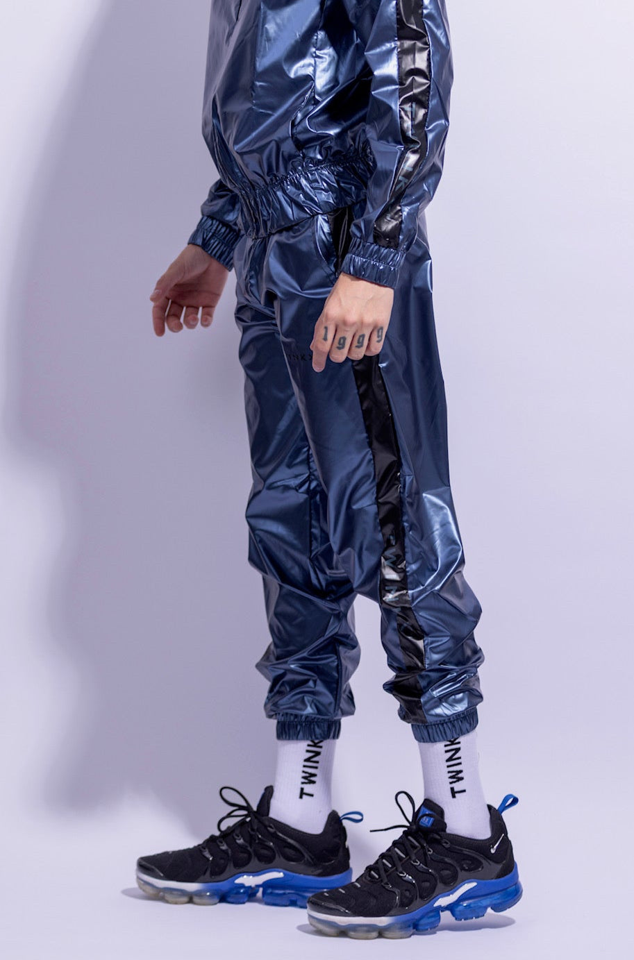 midnight pants I iced blue/black I nylon pro