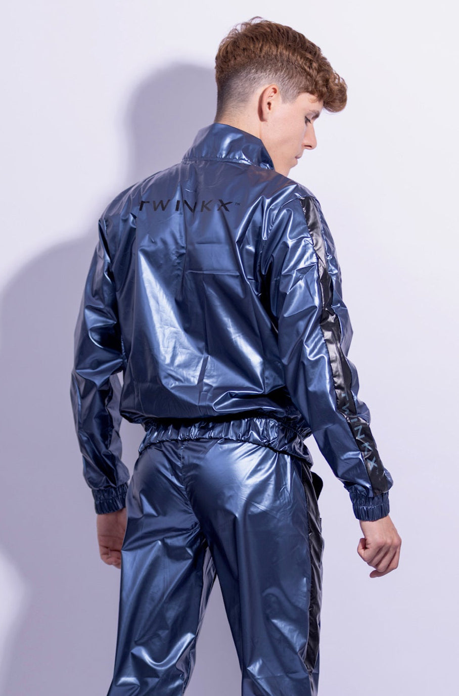 midnight jacket I iced blue/black I nylon pro