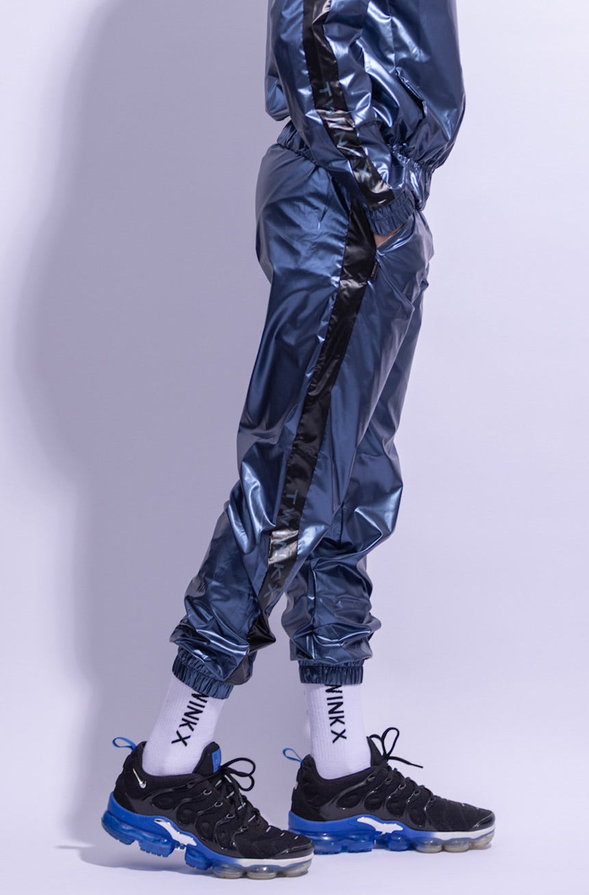 midnight pants I iced blue/black I nylon pro