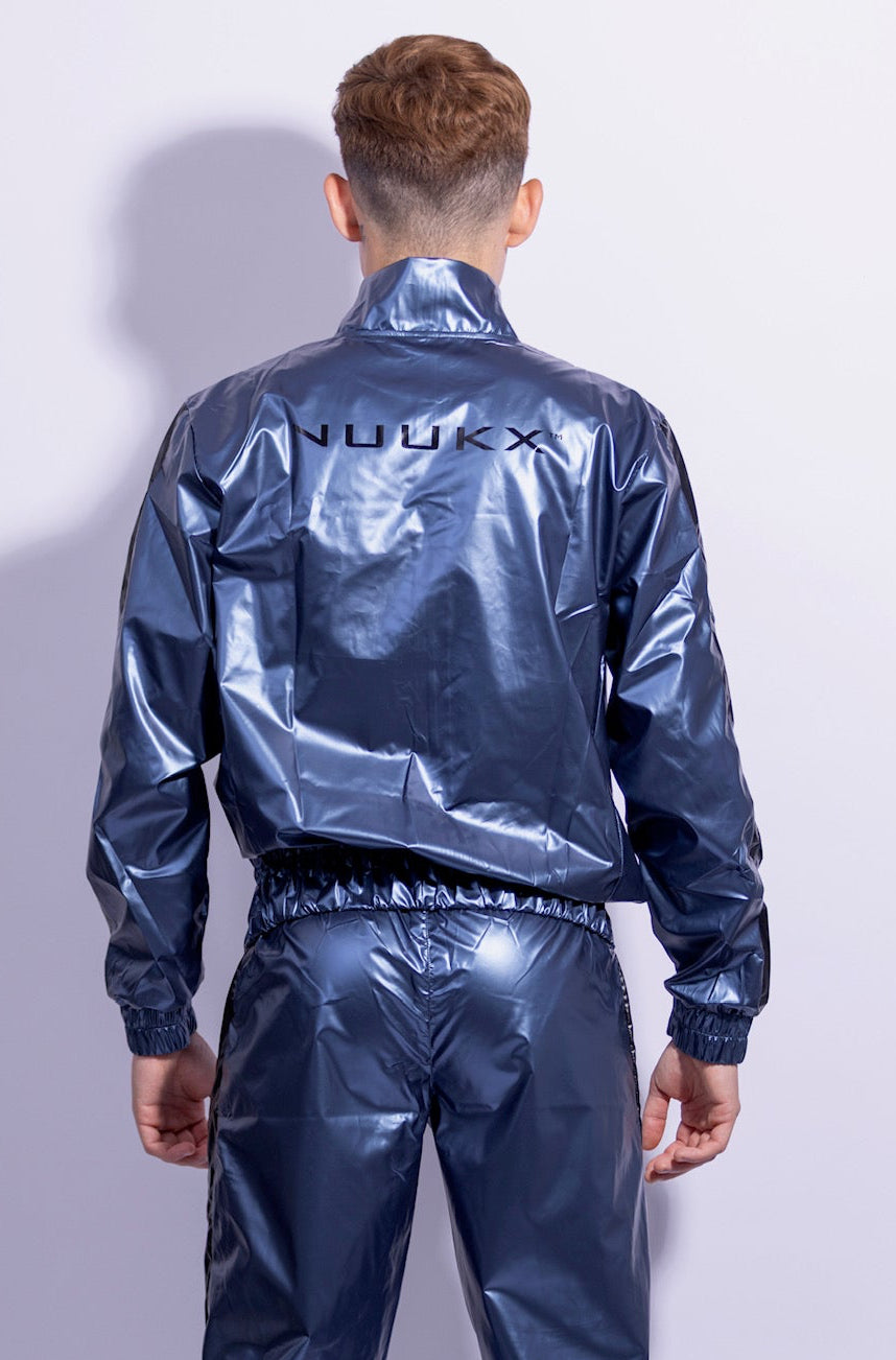 midnight jacket I iced blue/black I nylon pro