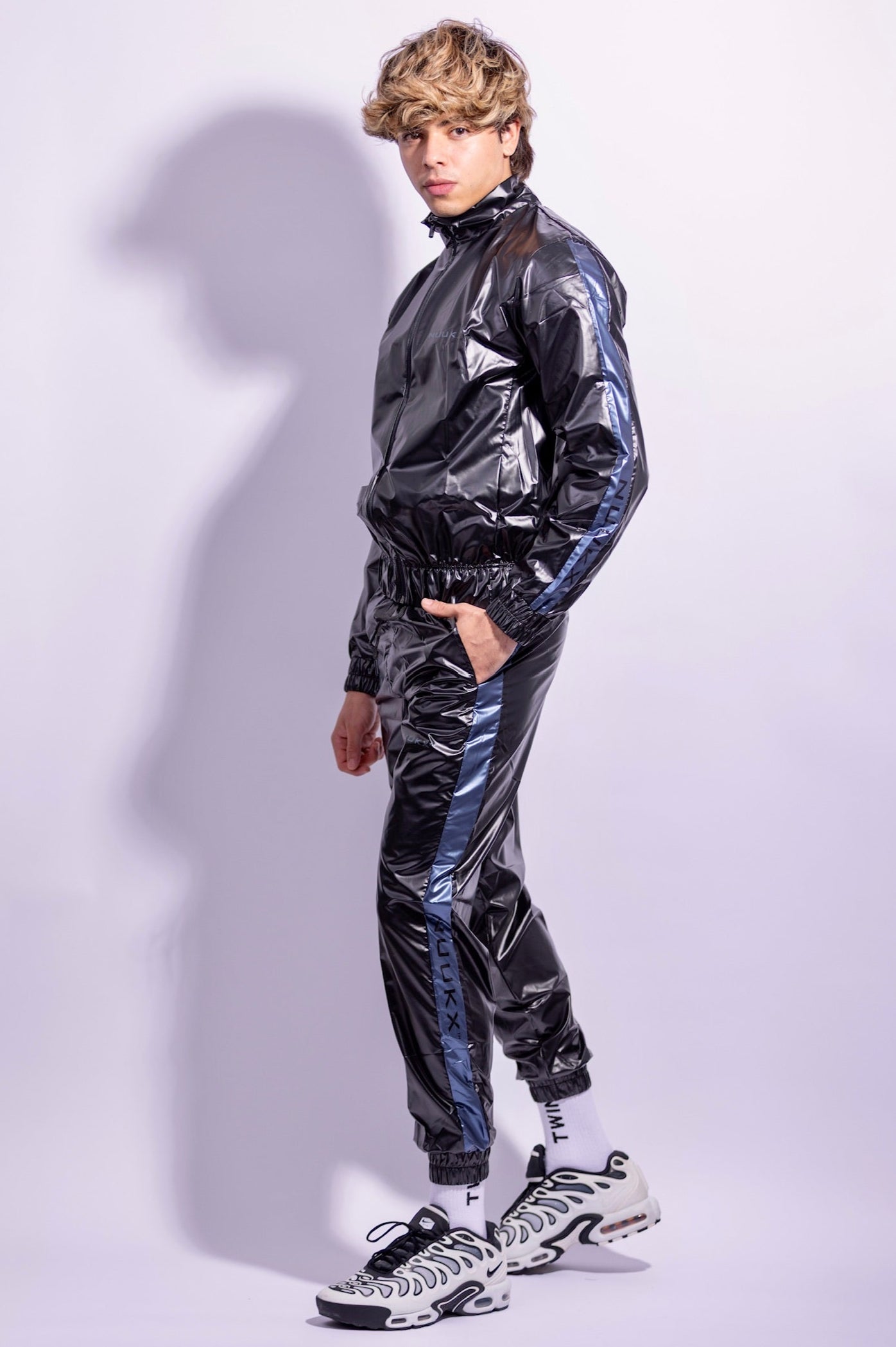 midnight jacket I iced black/blue I nylon pro