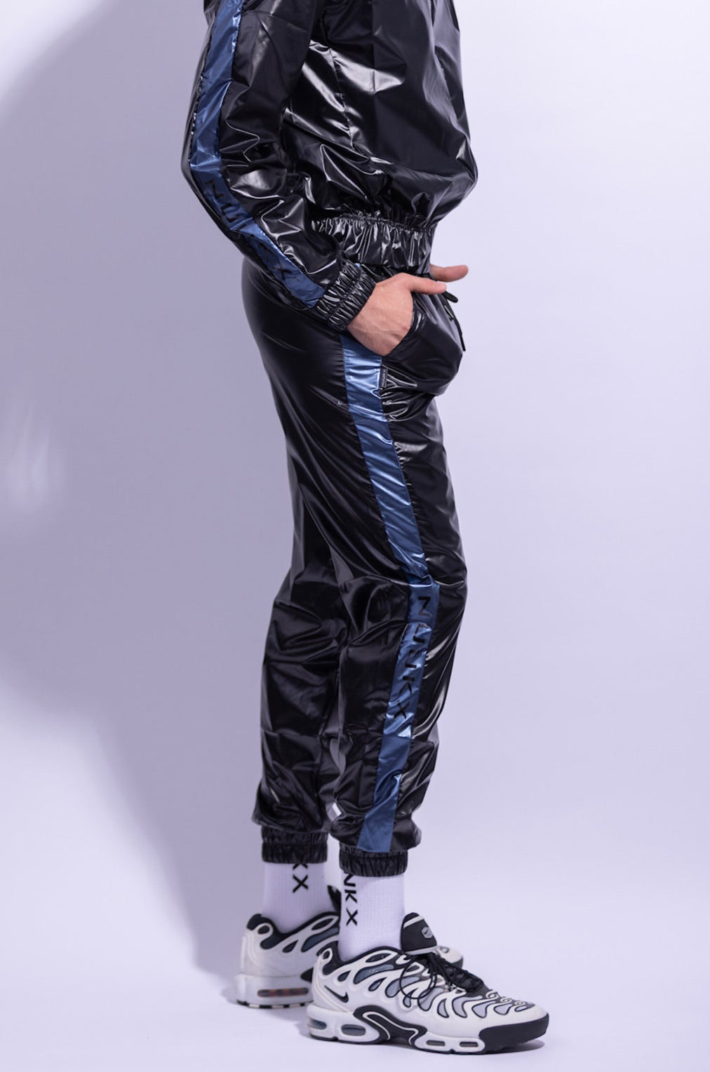 midnight pants I iced black/blue I nylon pro