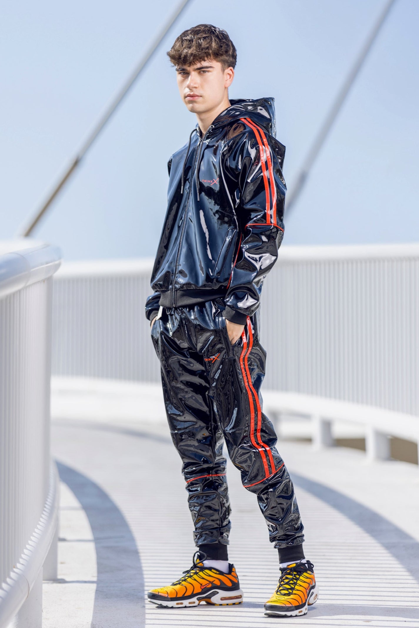 superhero jacket I black/red I pvc pro