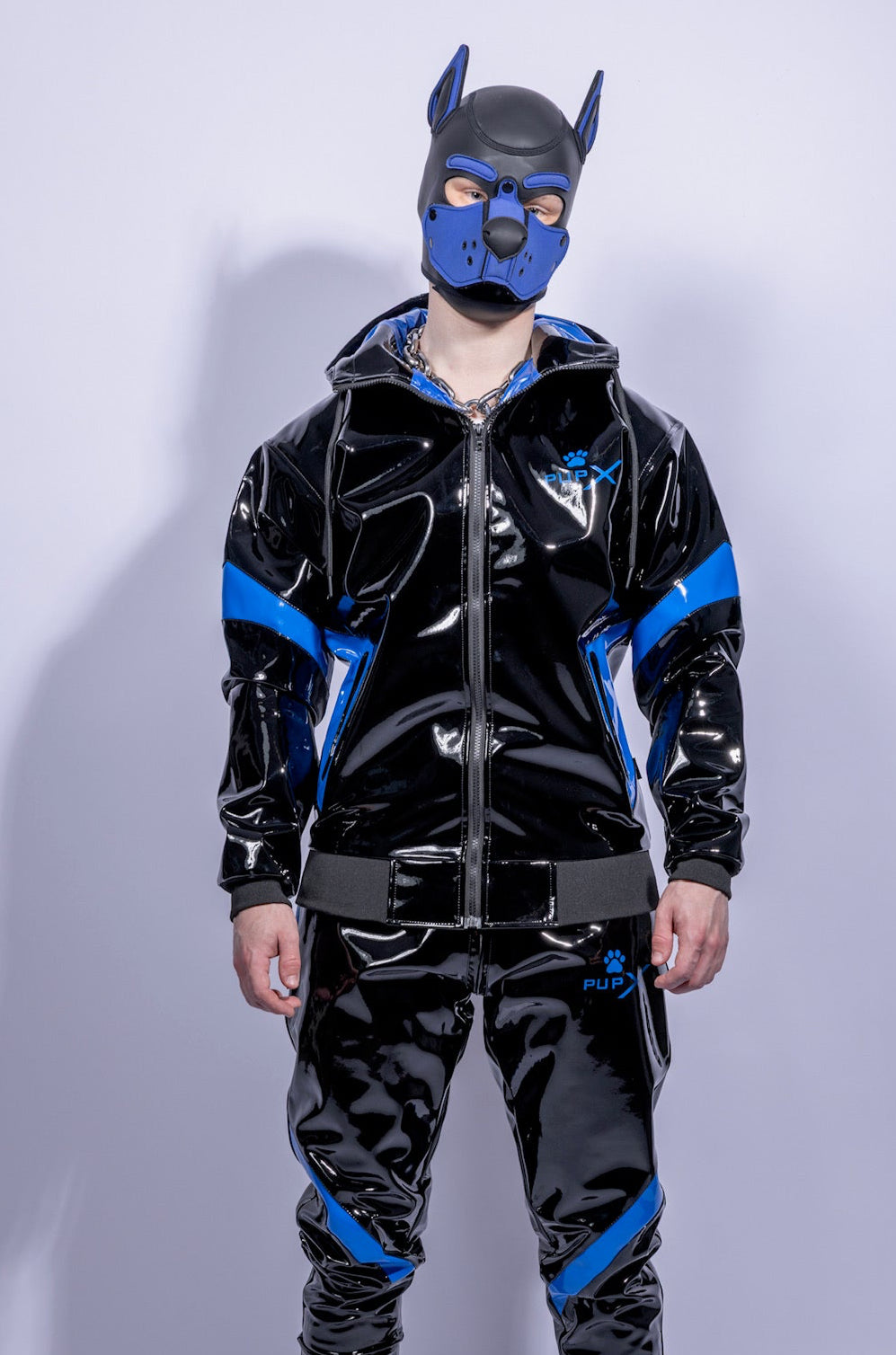 bark jacket I black/blue I pvc pro