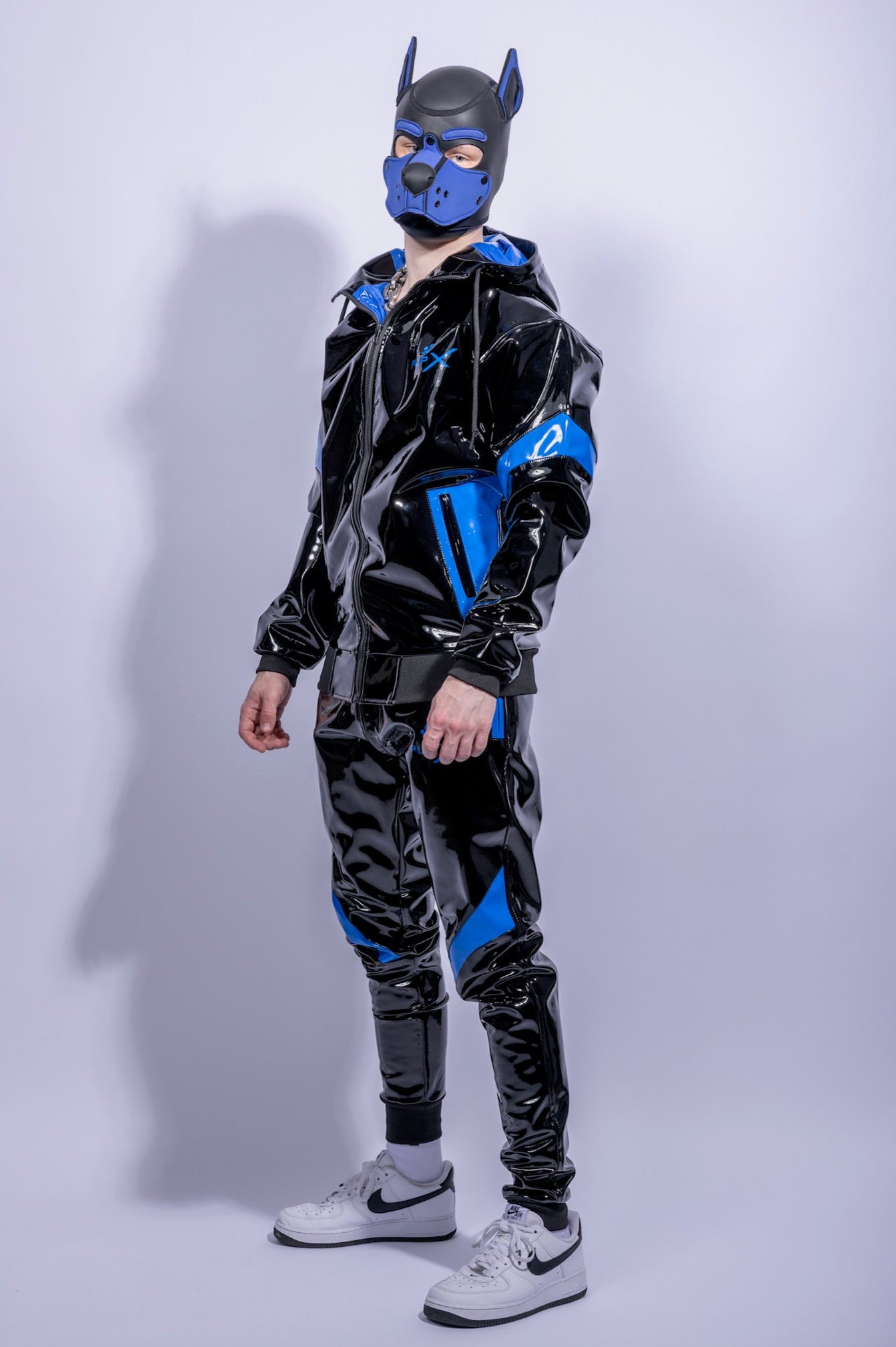 bark jacket I black/blue I pvc pro