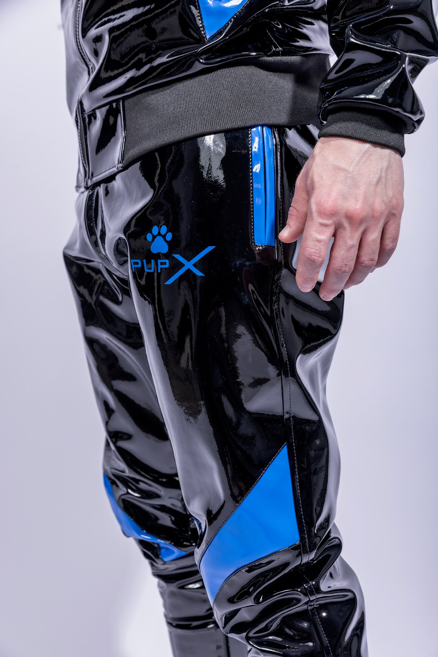 bark pants I black/blue I pvc pro