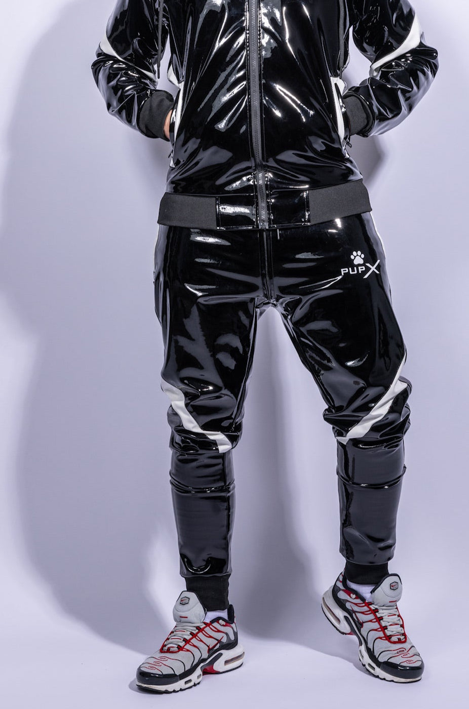 bark pants I black/white I pvc pro