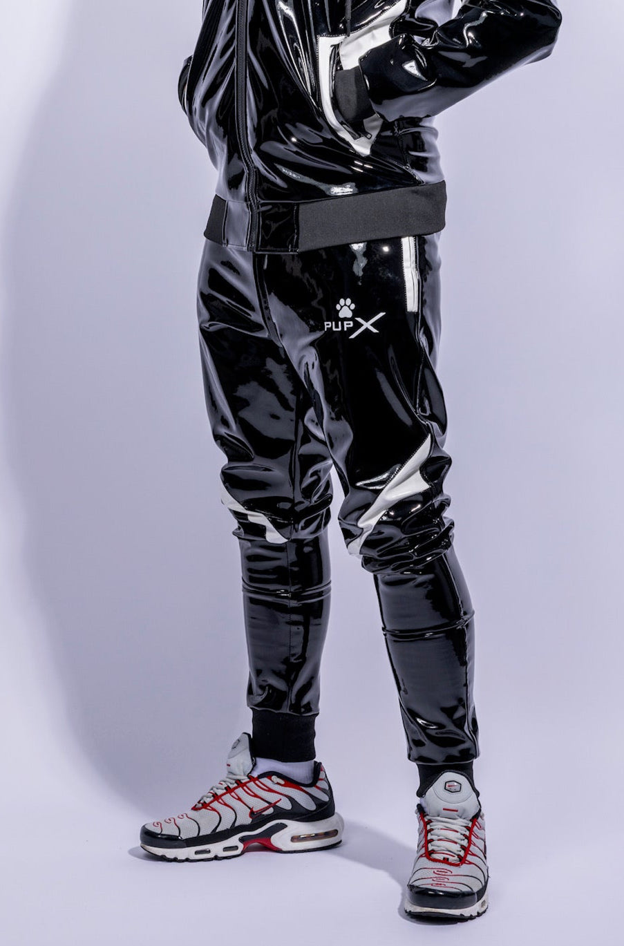 bark pants I black/white I pvc pro