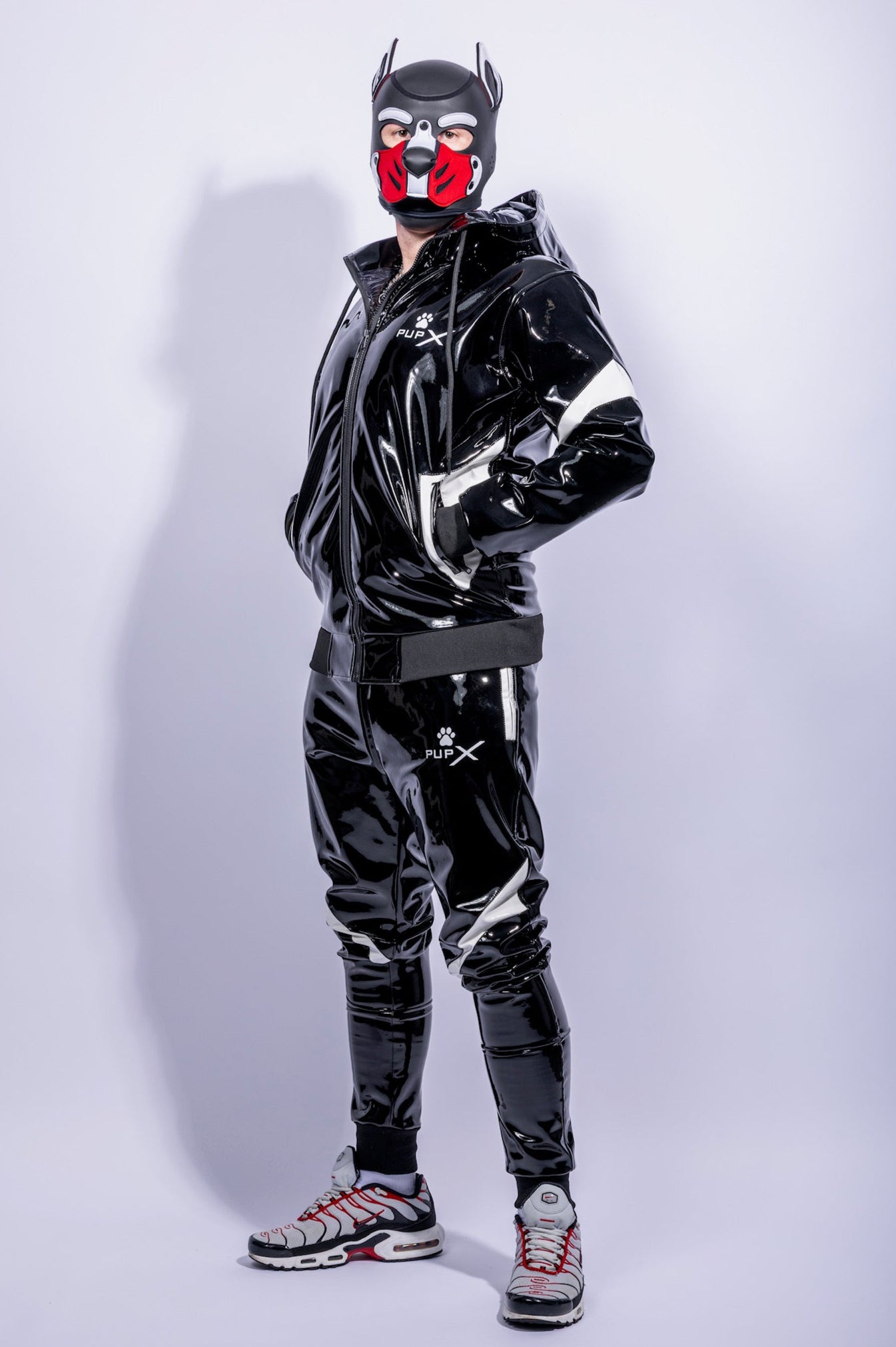 bark pants I black/white I pvc pro