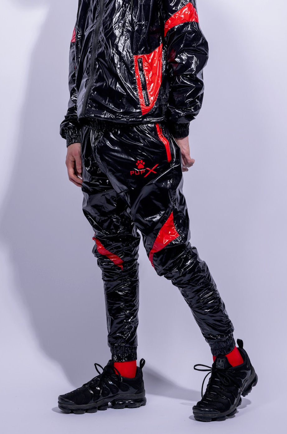 bark pants I black/red I nylon pro