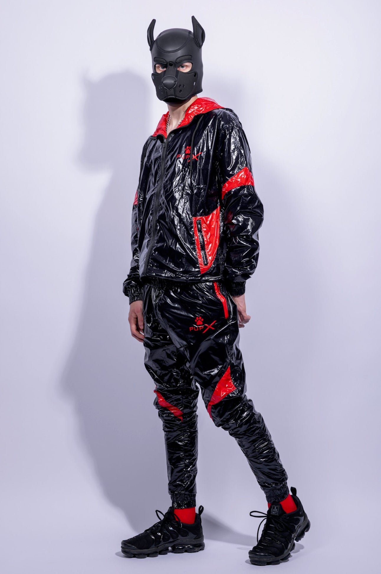bark pants I black/red I nylon pro