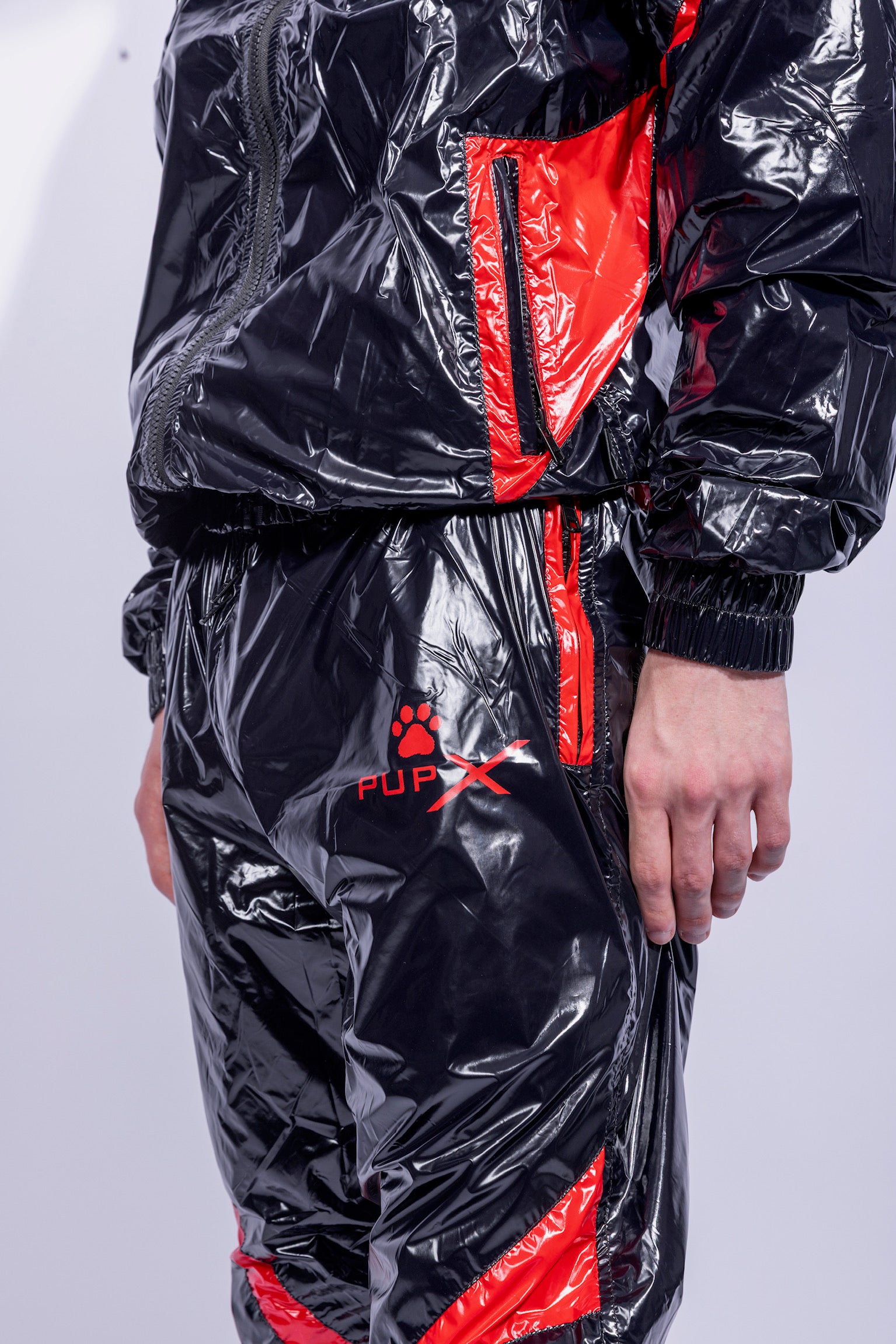 bark pants I black/red I nylon pro