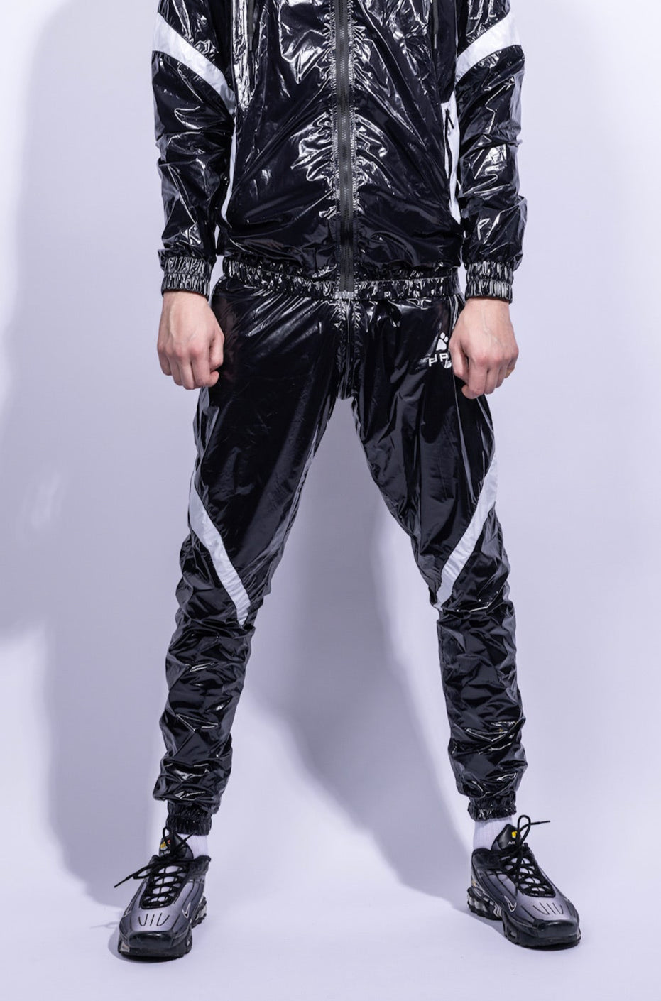 bark pants I black/white I nylon pro