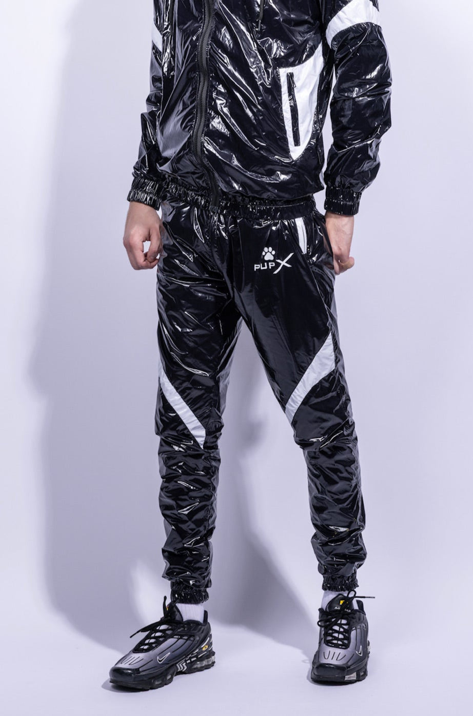 bark pants I black/white I nylon pro